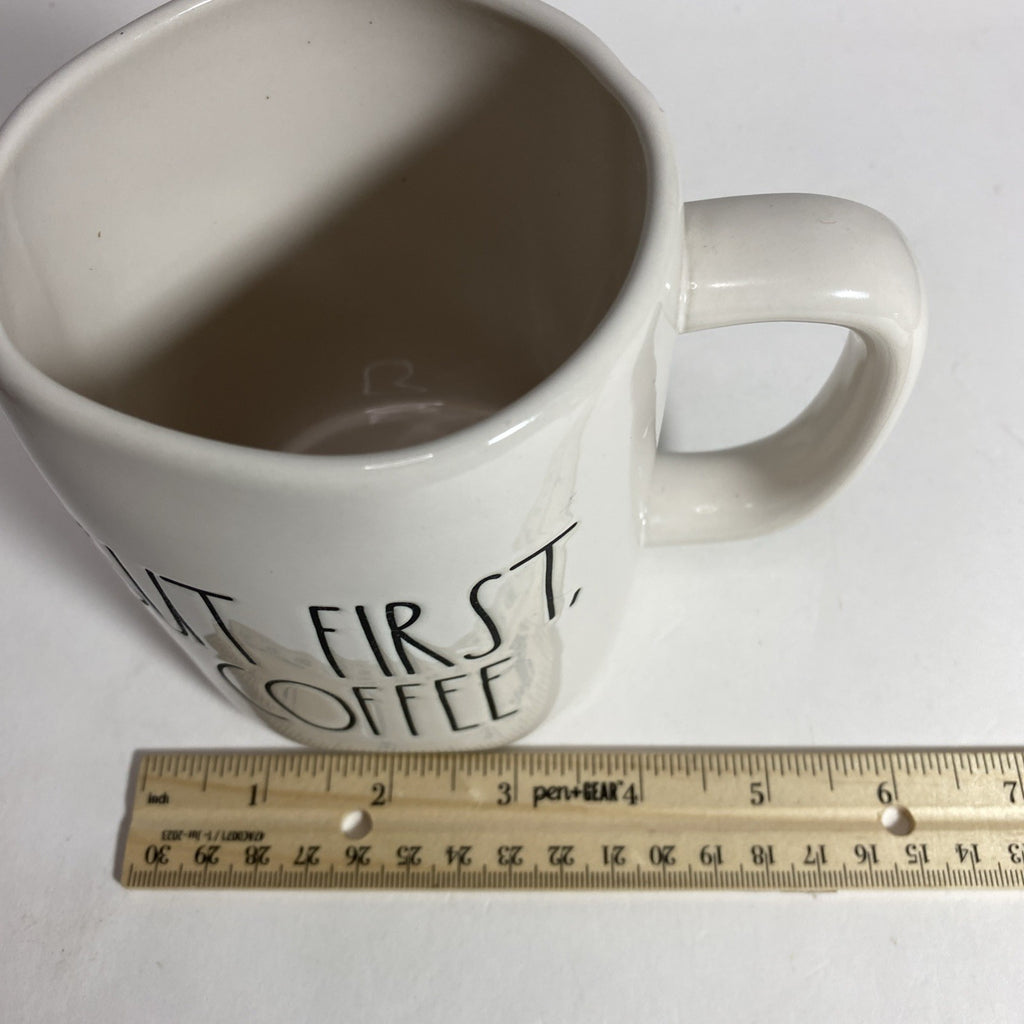 RARE Rae Dunn  But First Coffee Mug