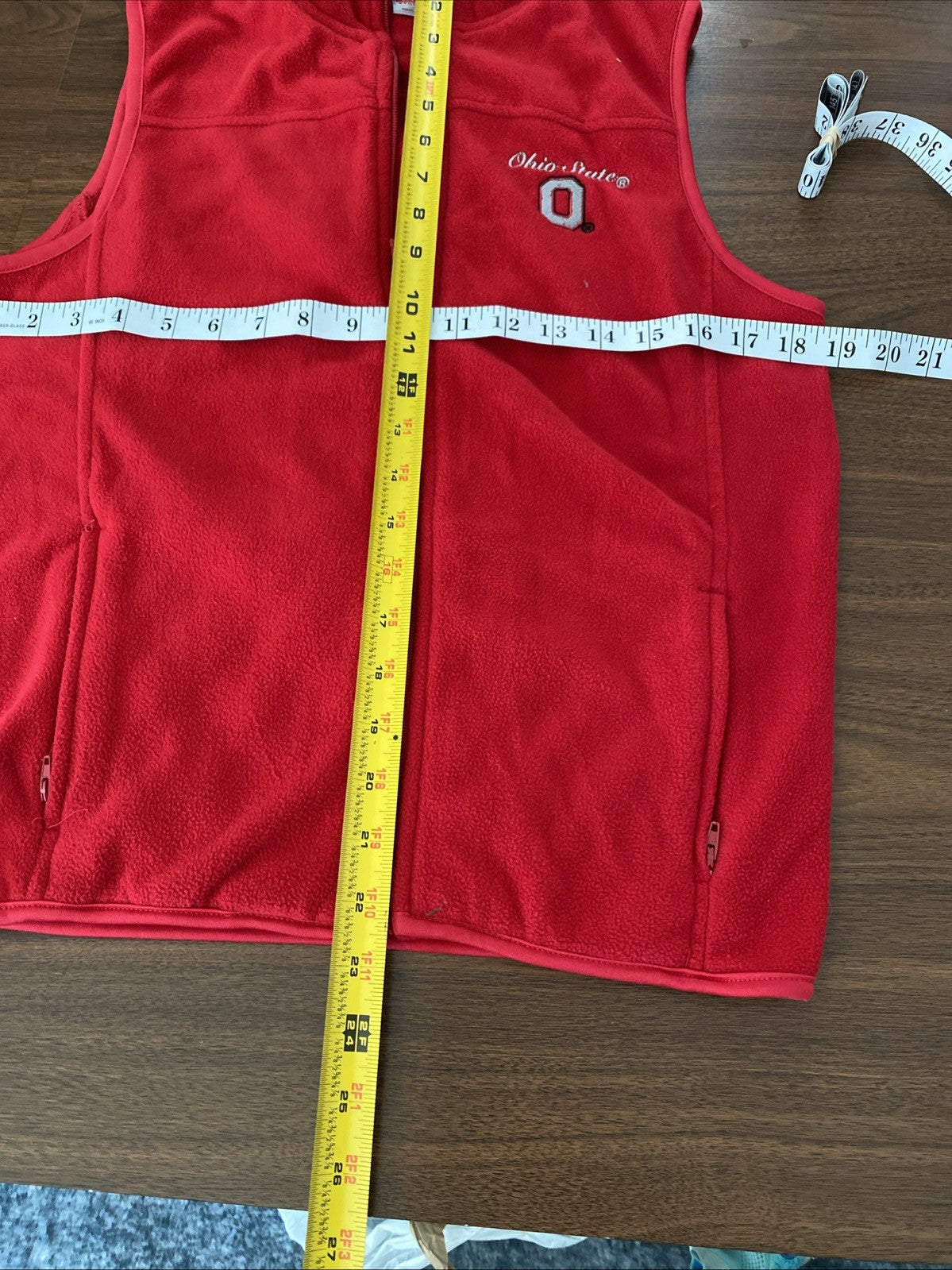Ohio State Colosseum Athletics  Embroidered Women's Small Red Full Zip
