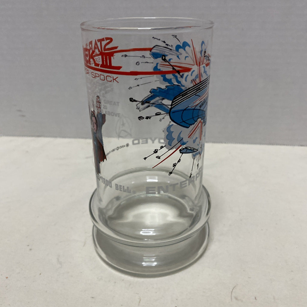 1984 Star Trek Search For Spock Taco Bell Enterprise Destroyed Collector Glass
