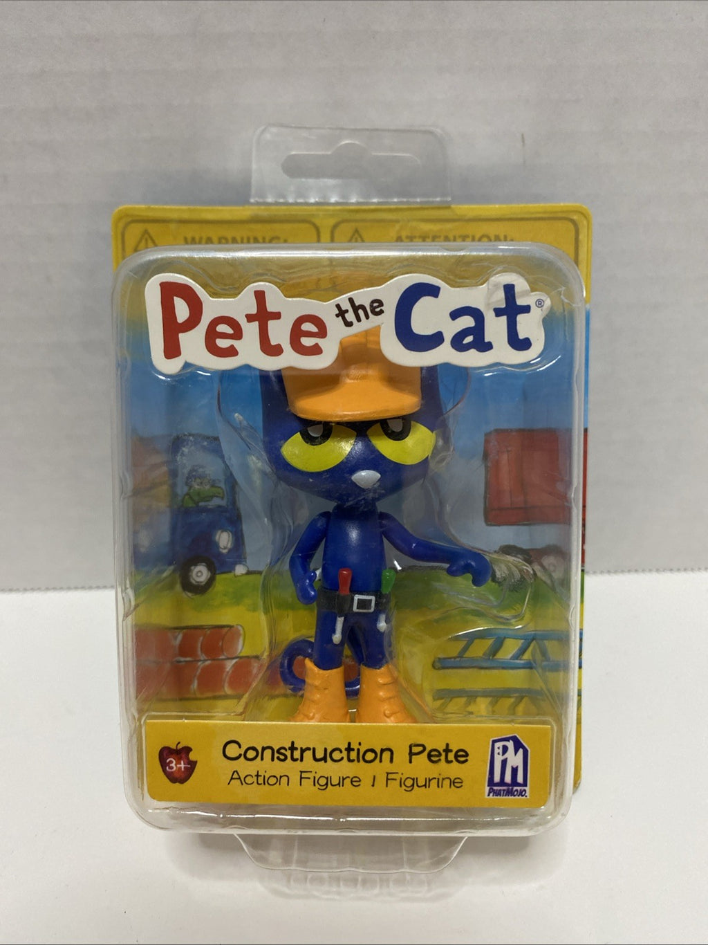 Pete the Cat Construction Pete 3-Inch Figure Figurine Toy