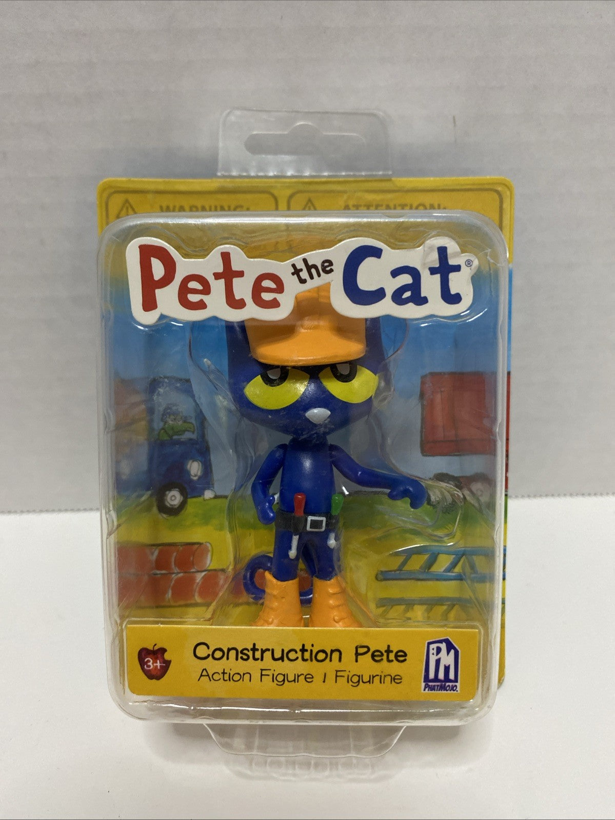 Pete the Cat Construction Pete 3-Inch Figure Figurine Toy