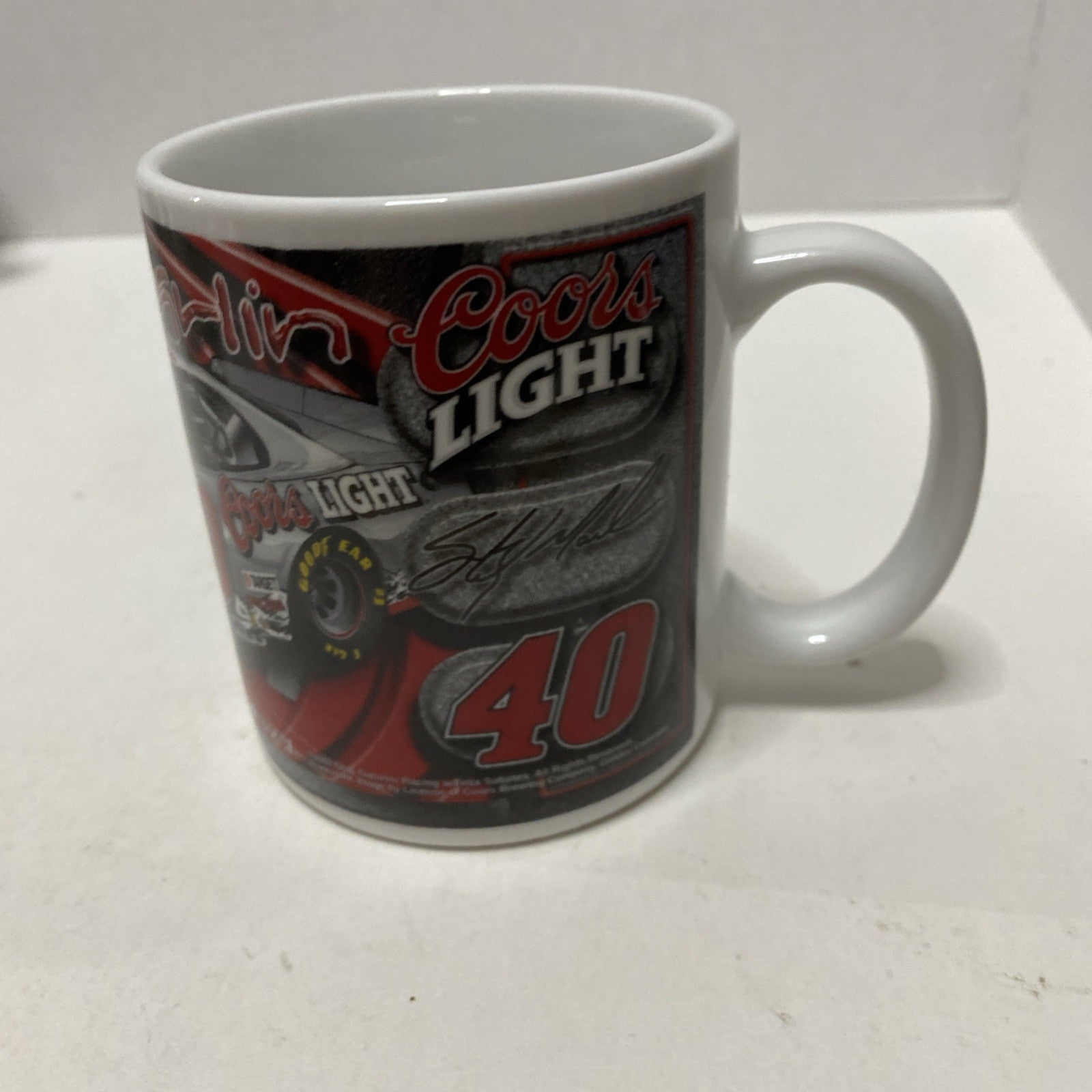 Sterling Marlin NASCAR Mug Cup Coors Light #40 Racing 2002 Good Year