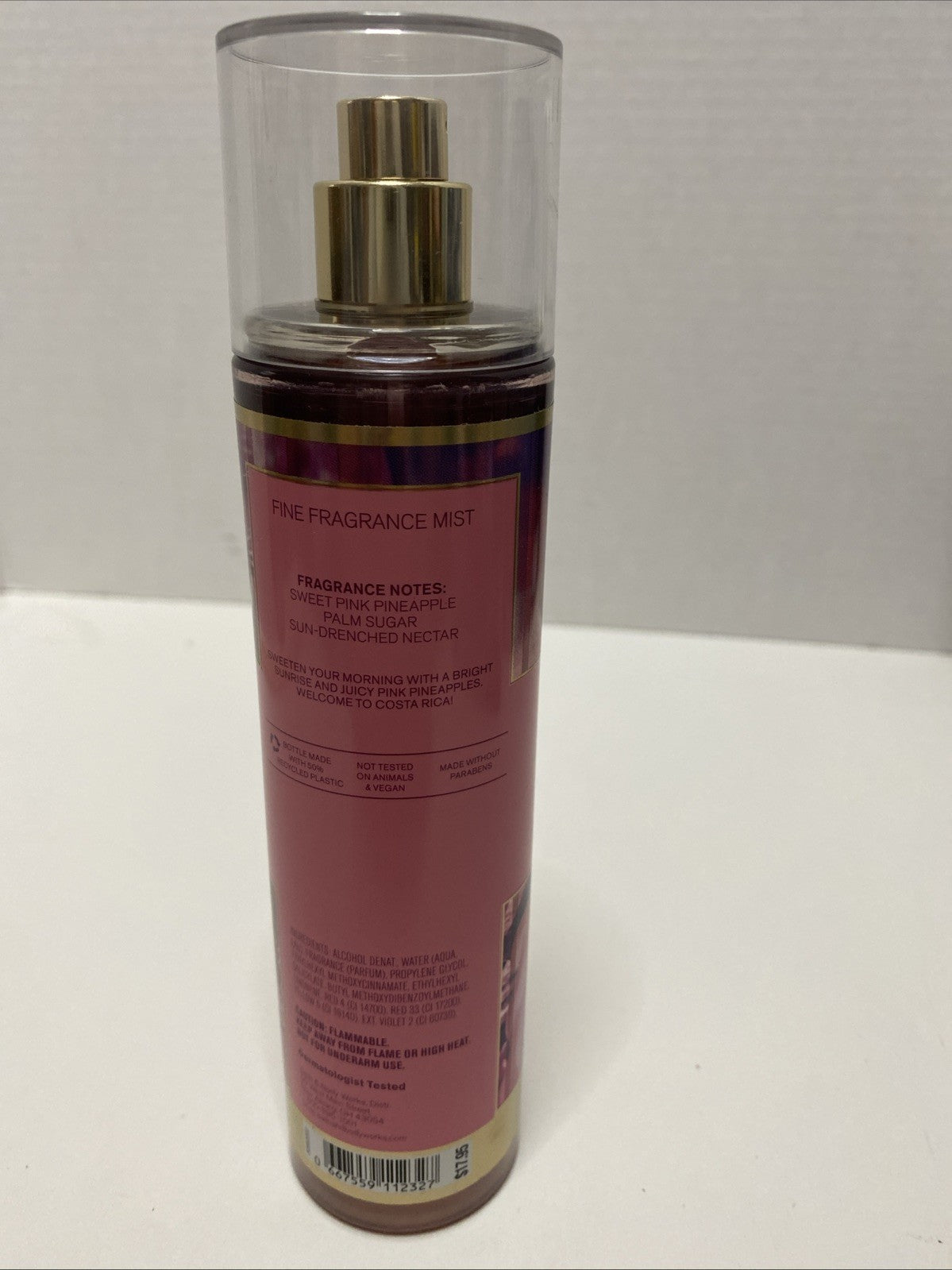 1 Bath & Body Works PINK PINEAPPLE SUNRISE Fine Fragrance Mist Body Spray 8 oz