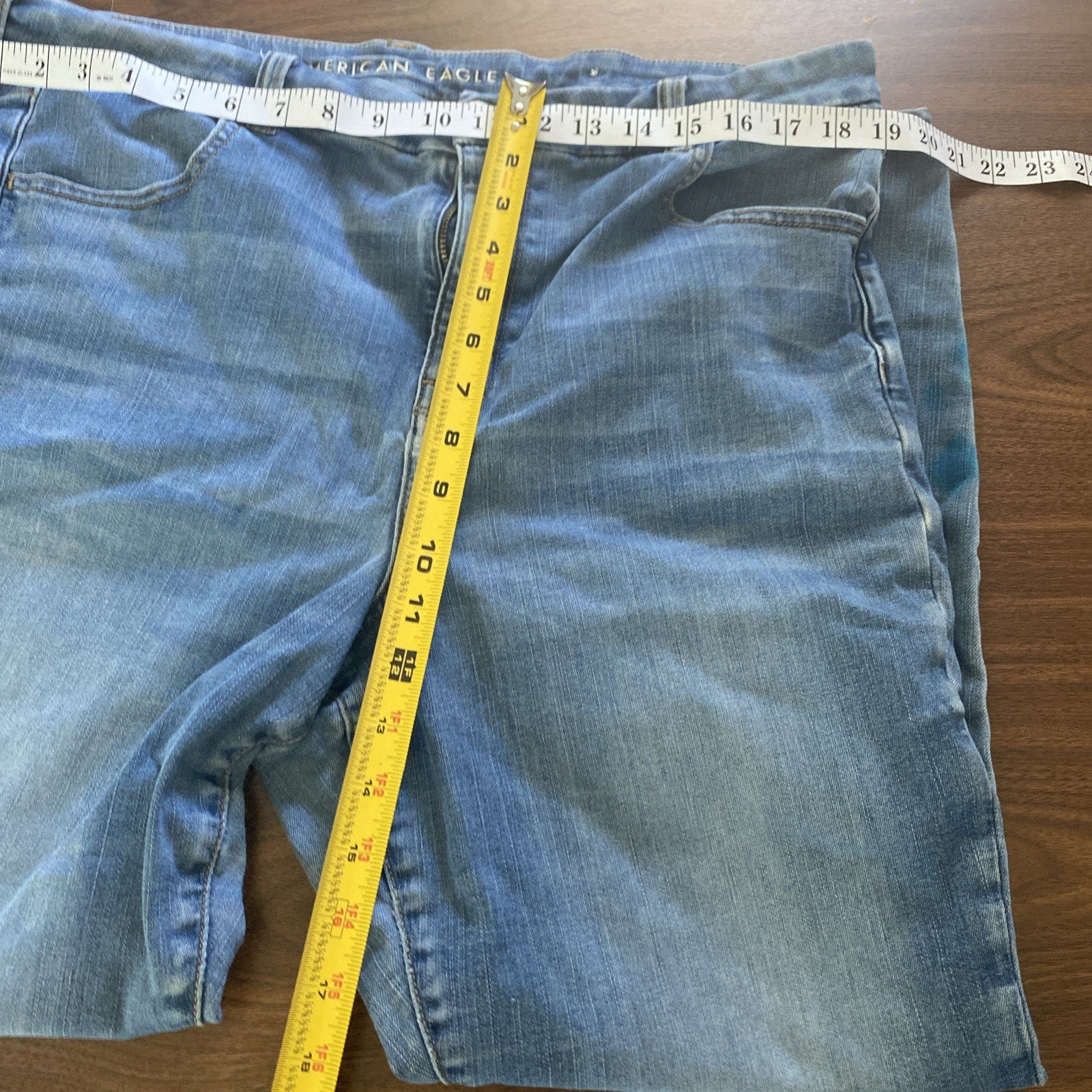 American Eagle Jeans Womens Size 20 Reg Blue Denim Next Level Stretch High Rise