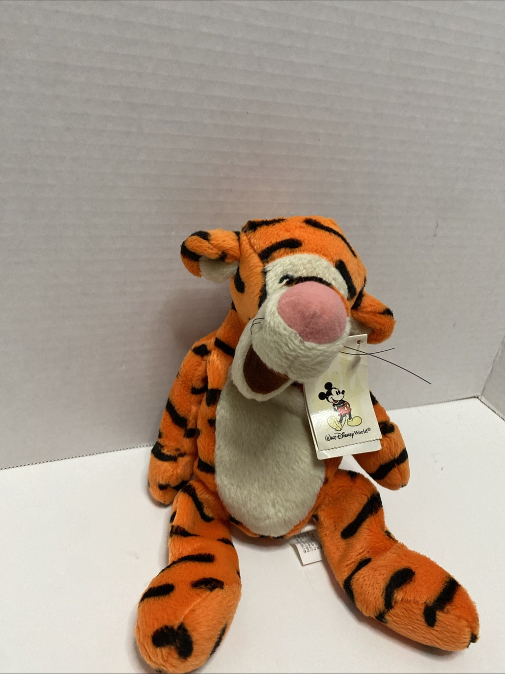 Walt Disney World Winnie the Pooh TIGGER 10" Bean Bag STUFFED ANIMAL Toy