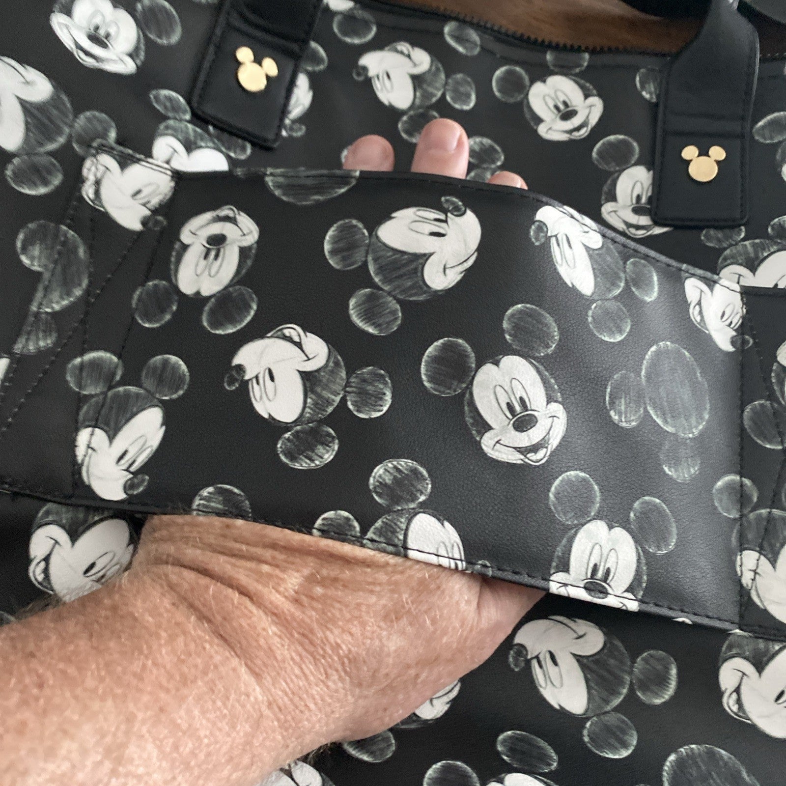 Disney Mickey Mouse shoulder tote bag 14” x 18”