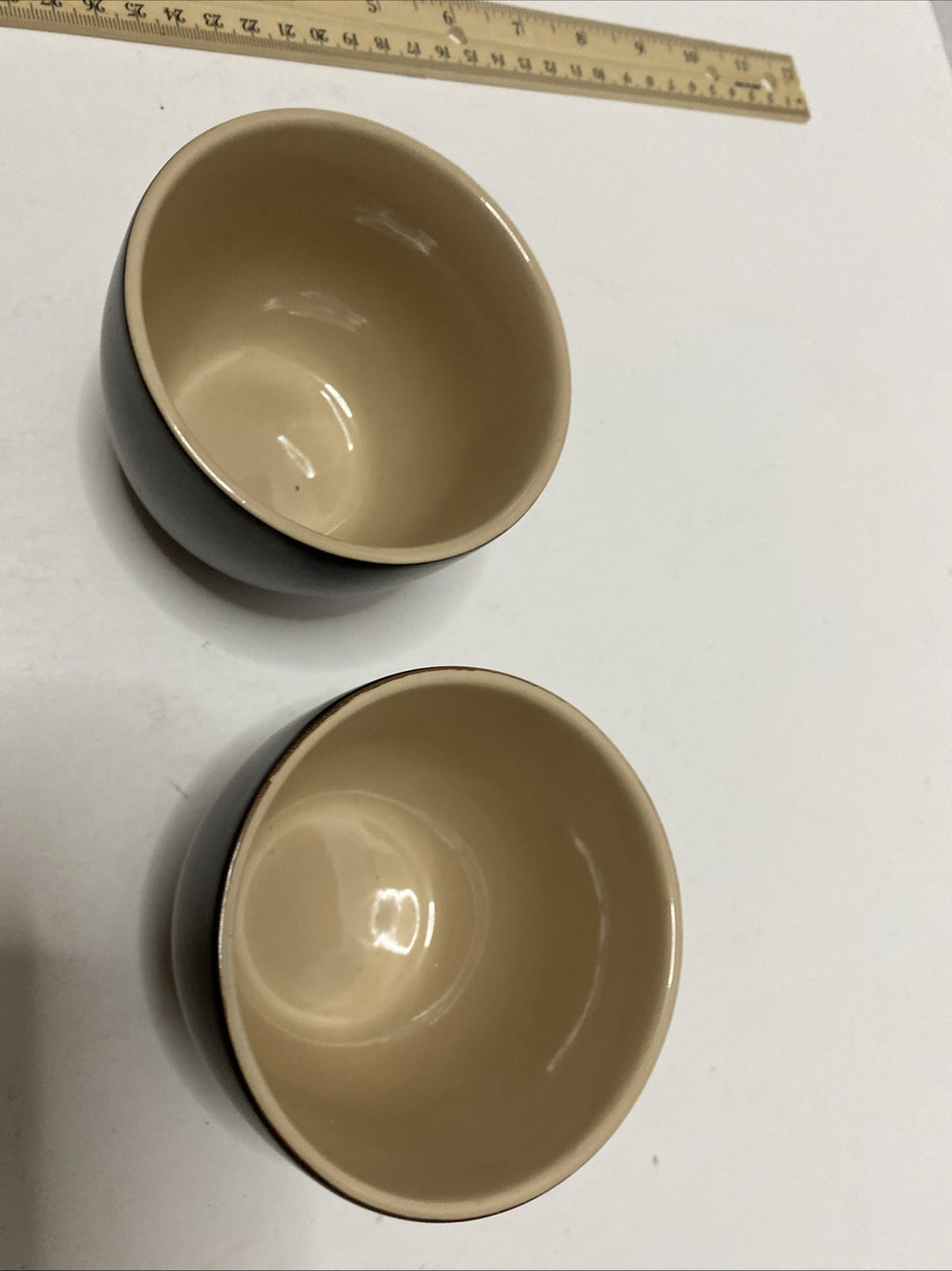 Set Of 2 Small Bailey’s Brown/Gold Tumblers, “Yours And Yours”