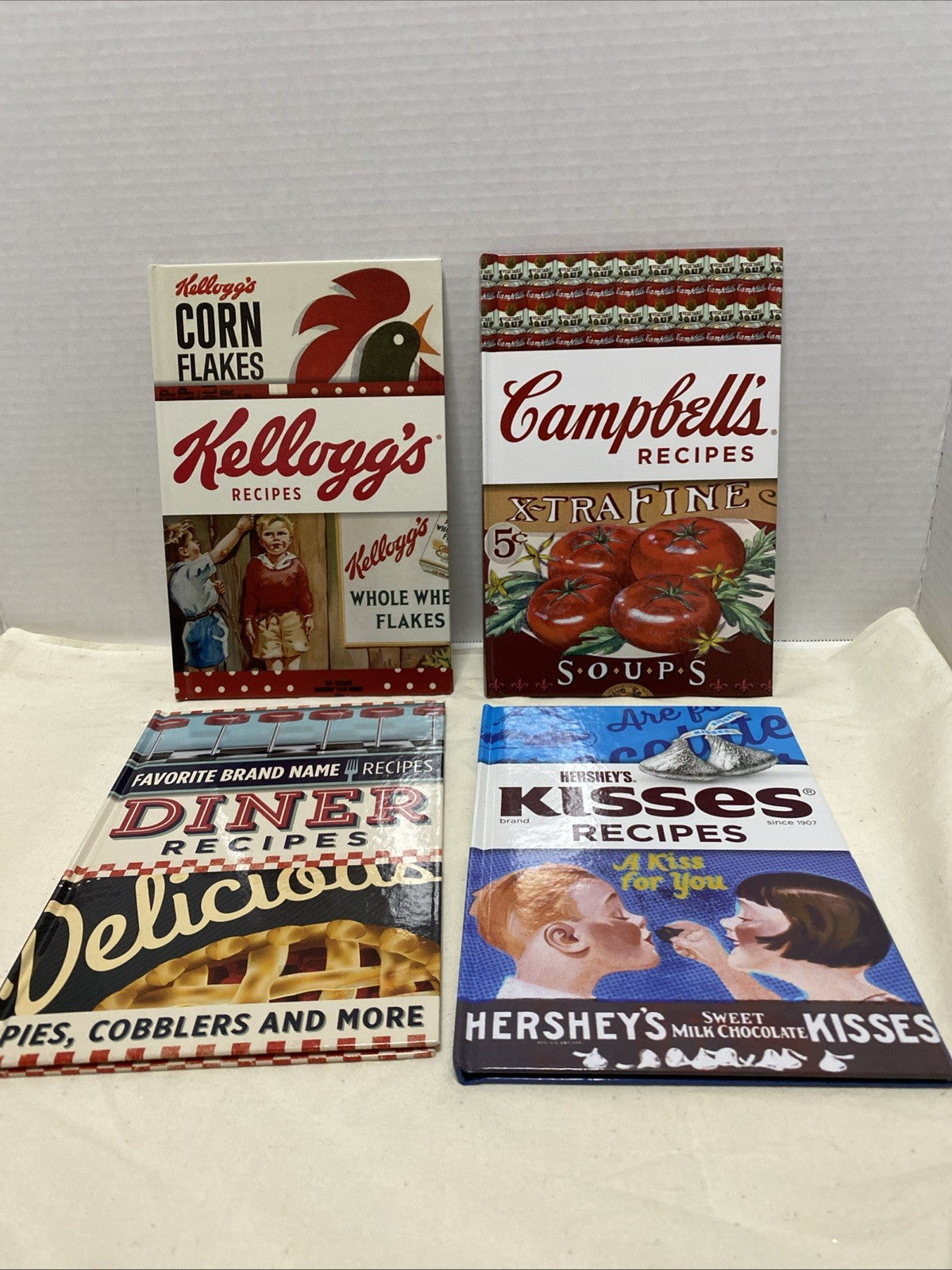 Kellogg's Corn Flakes Campbell's Hershey Kisses & Diner Recipes 4 HC Books 2016