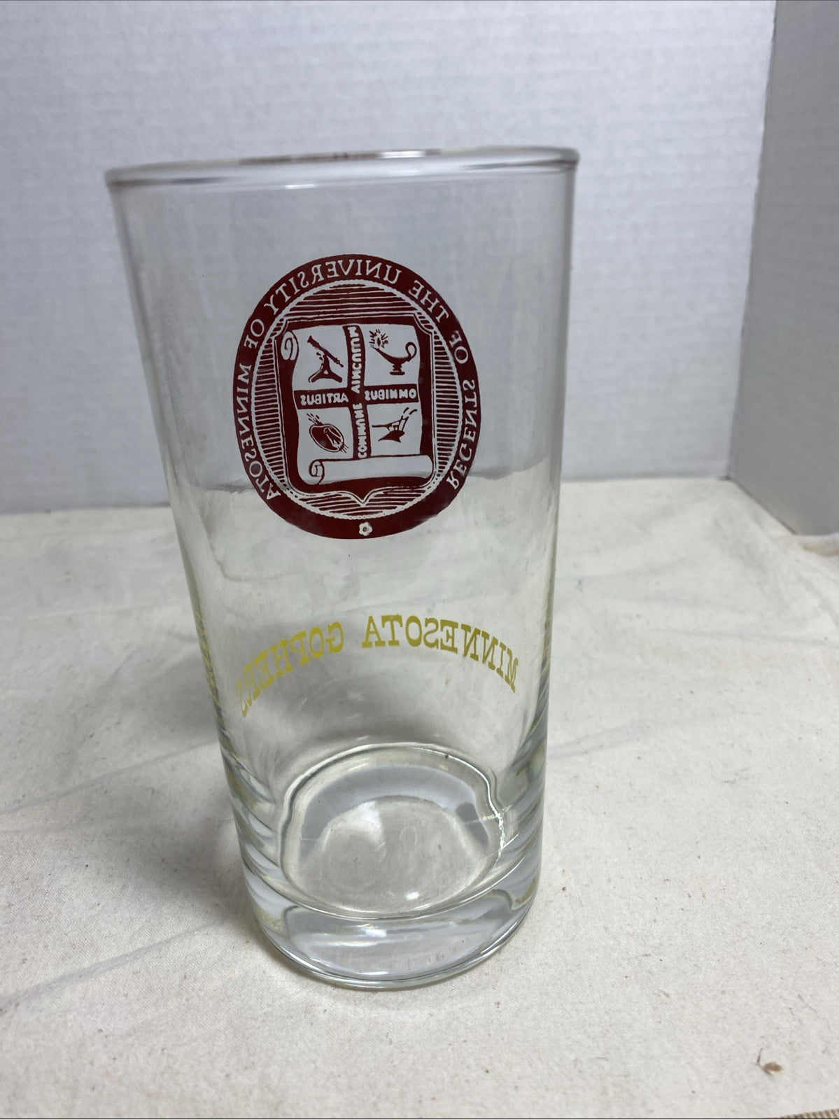 1960's Marathon Big 10 UNIV OF MINNESOTA "Gophers" Drinking Tumbler (5.5" H)