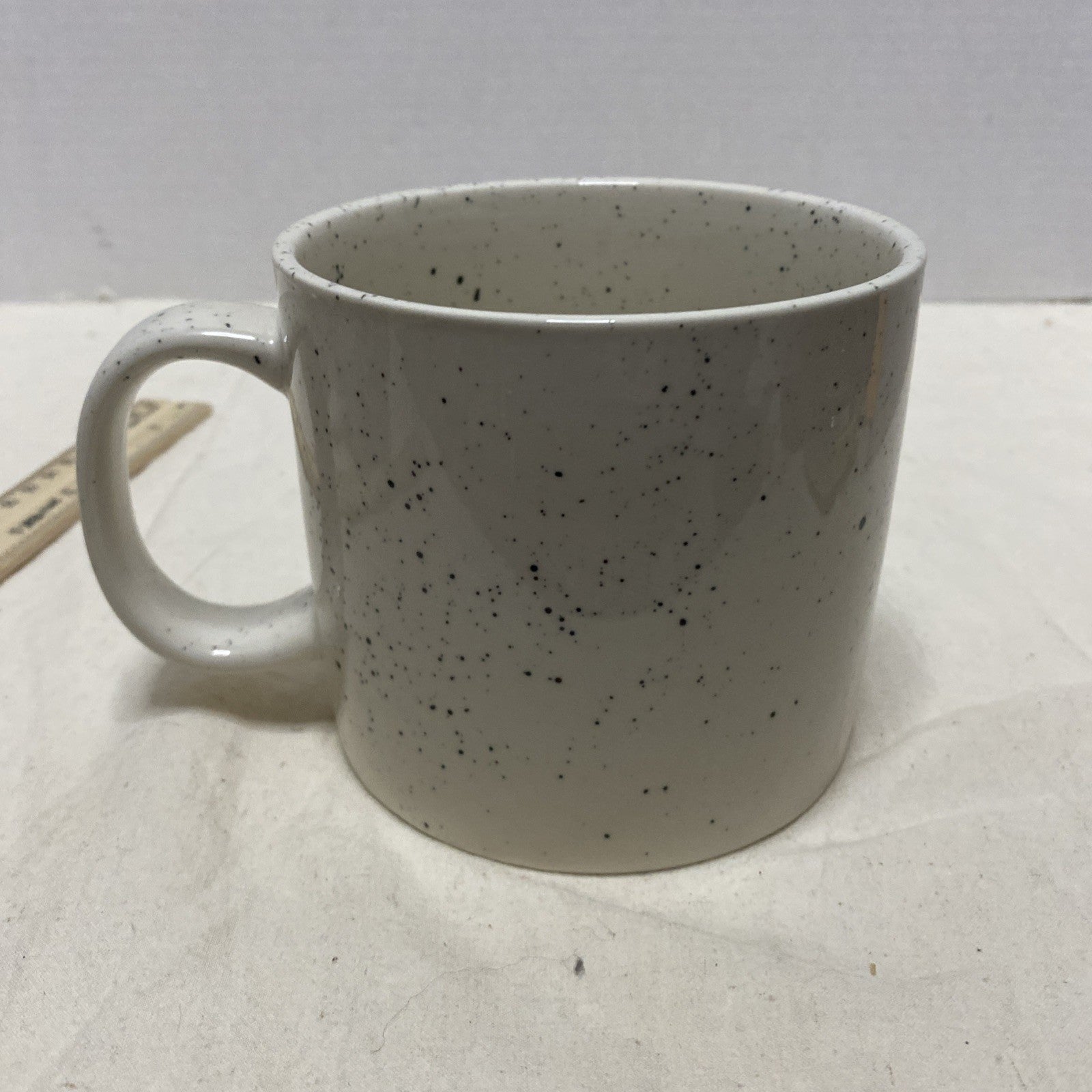 Coffee Cup Mug Mama Bear Mother Mama  Pink Speckled Beige