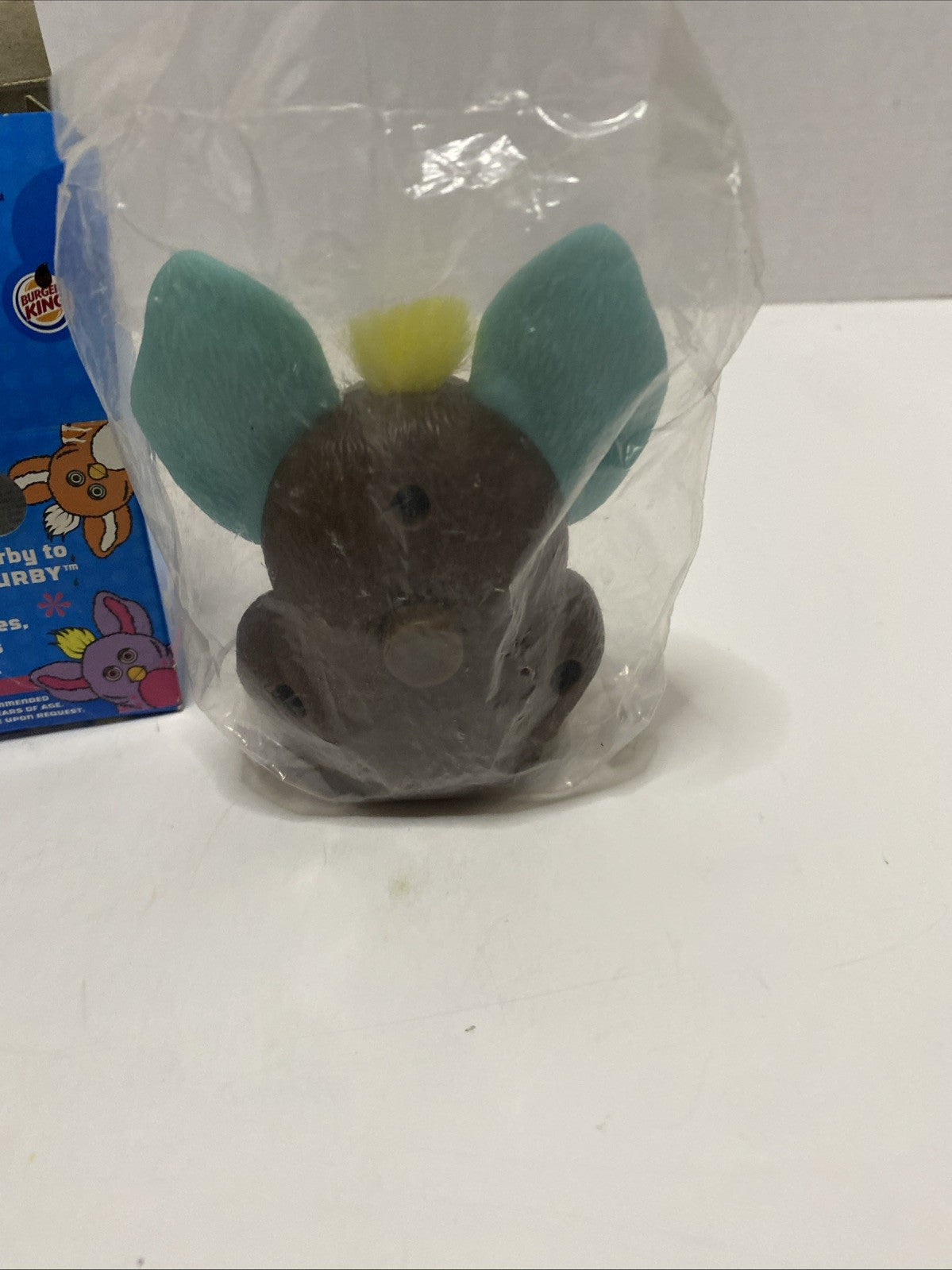 Vintage Furby Burger King Hasbro 2005 New In Box Sealed Blue Aqua Teal Yellow