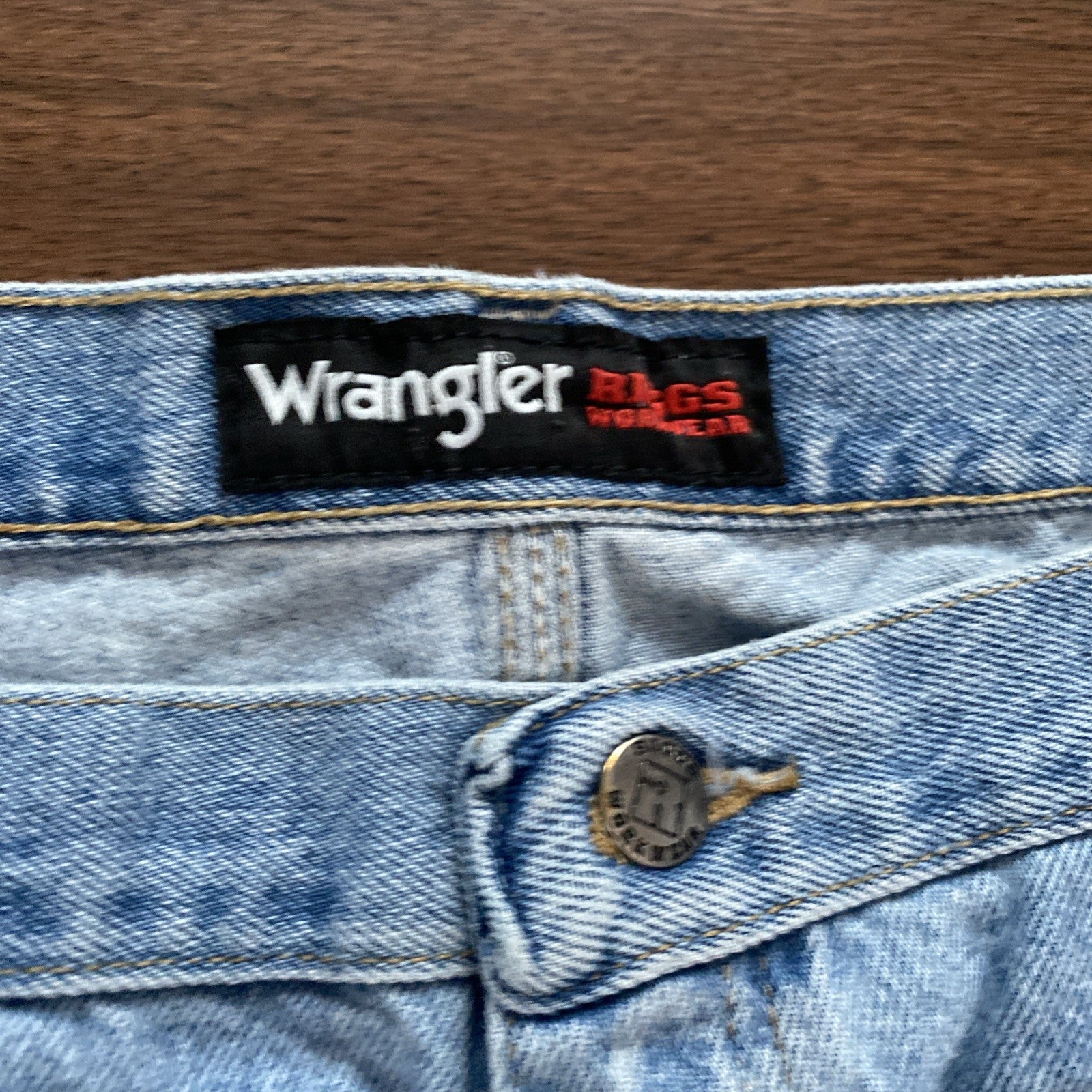 Wrangler Riggs Workwear Denim Carpenter Mens Jeans Shorts 42