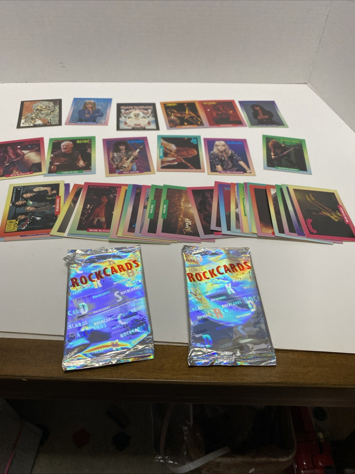 Lot of rock cards series one assorted cards please see pictures 42 Cards