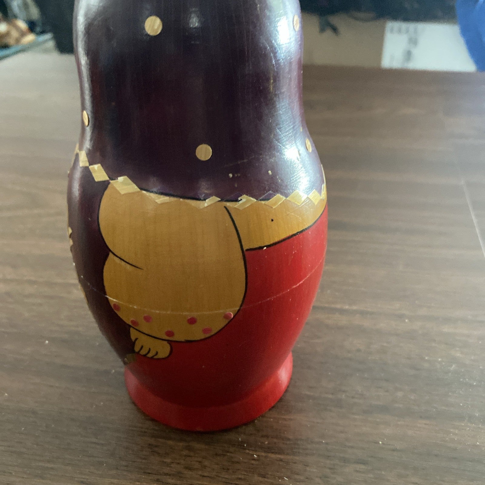 Antique Vintage Russian Nesting Dolls Set Of 9