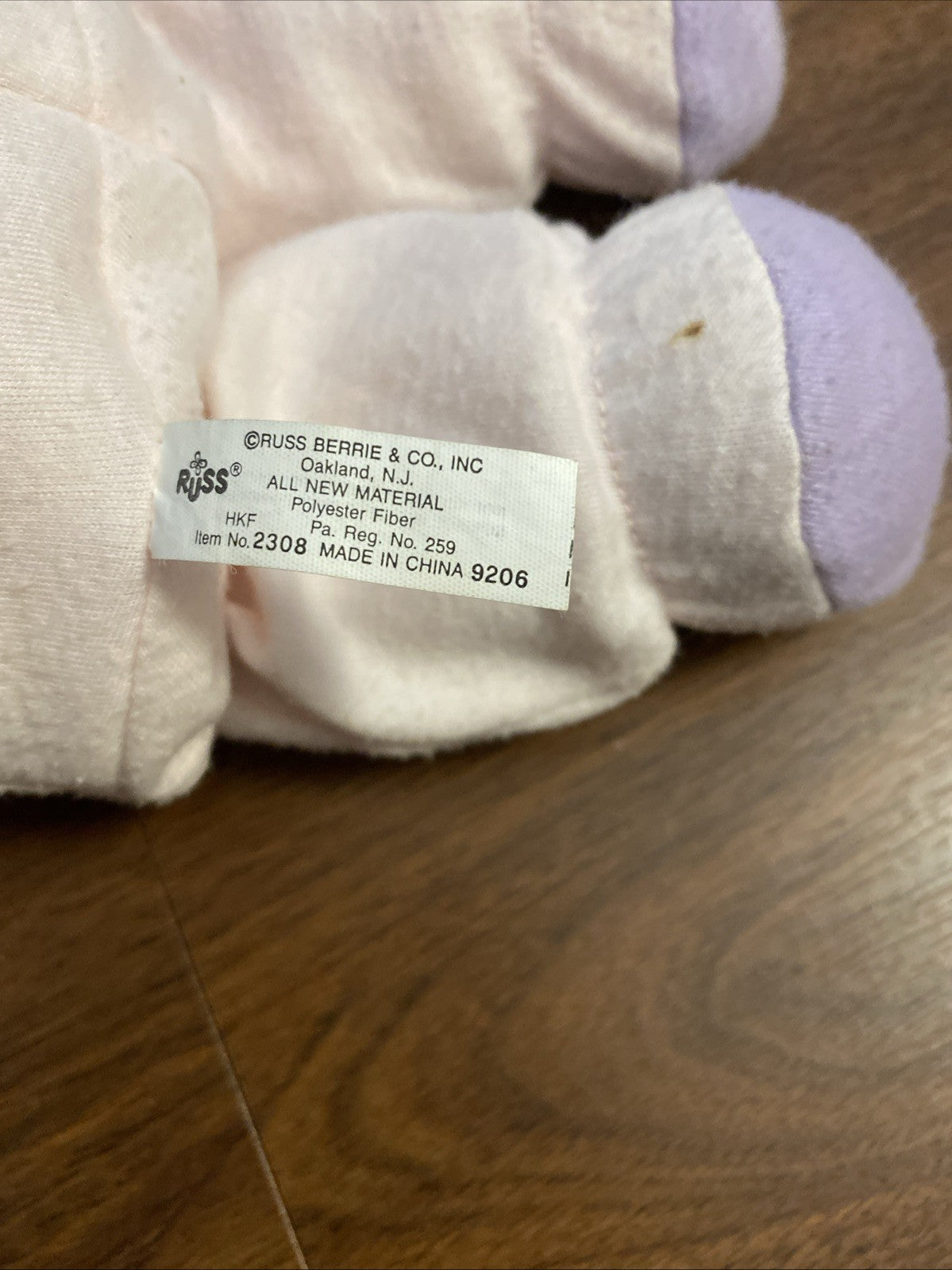 10 Inch Russ Plush Doll Vintage