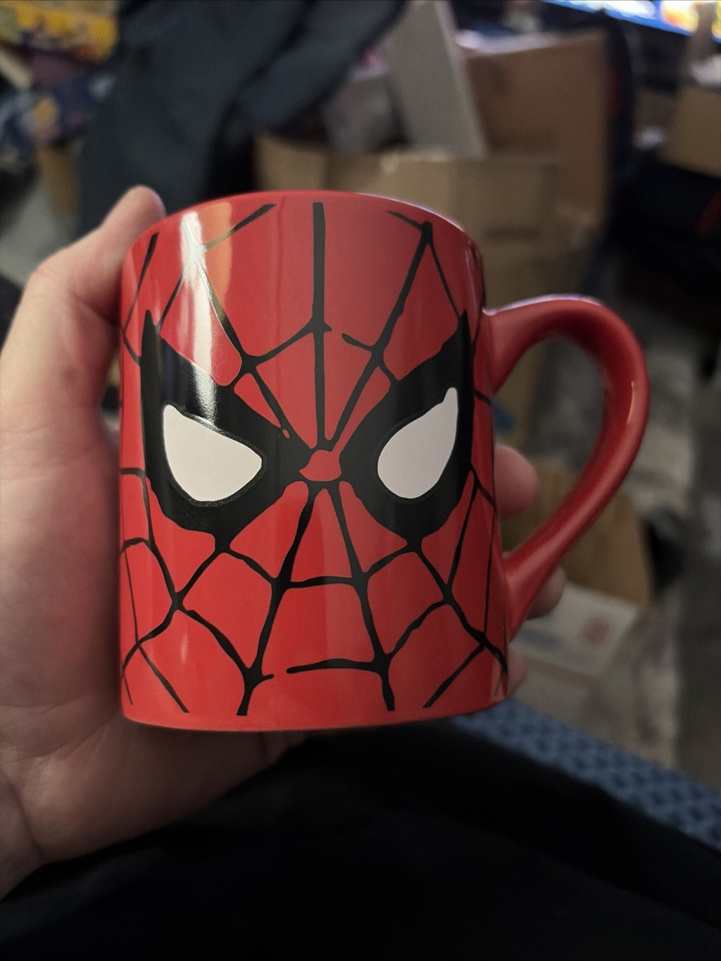 Marvel Comics Spiderman Red and Black 14 oz Ceramic Coffee Mug Tea Cup