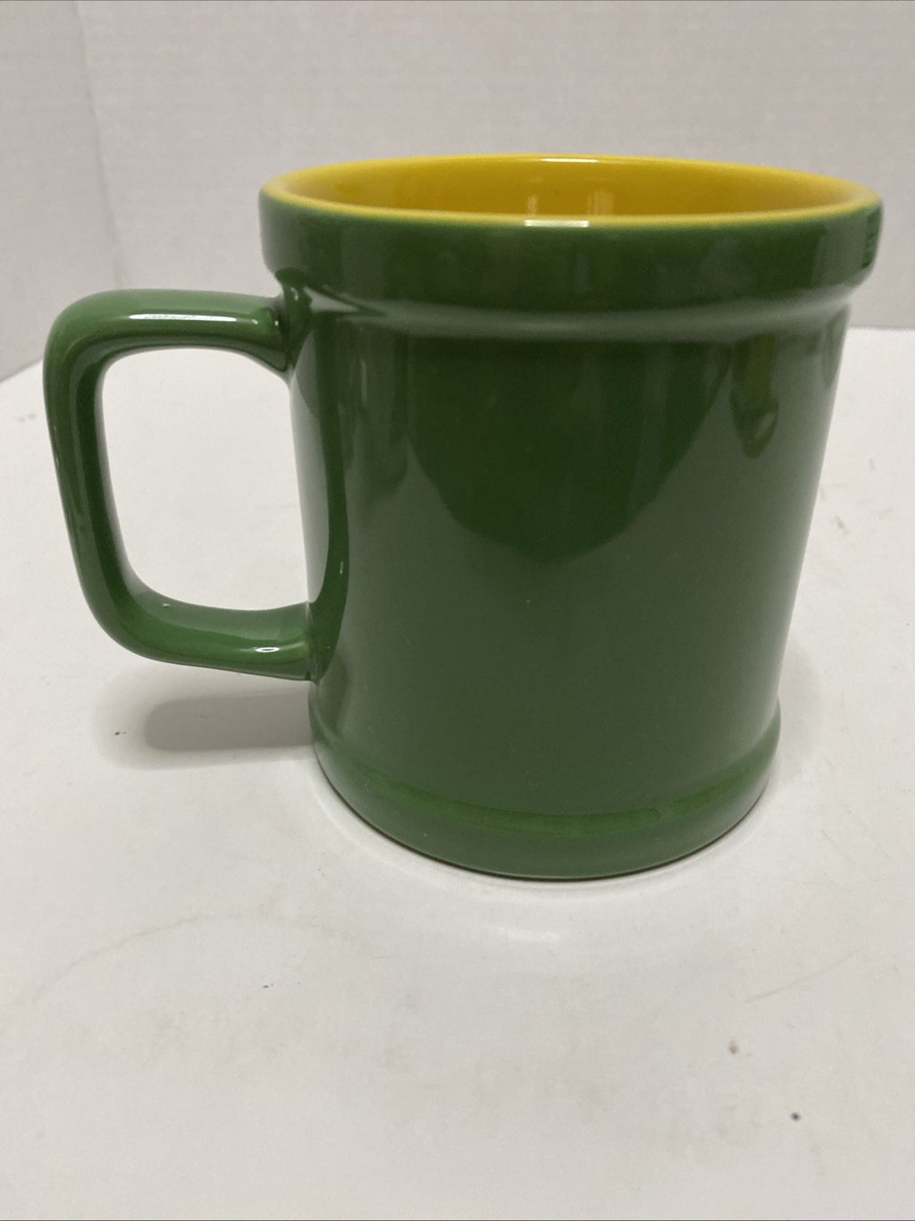 COLLECTIBLE Coffee Mug John Deere Raised Logo Coffee Mug - Preowned