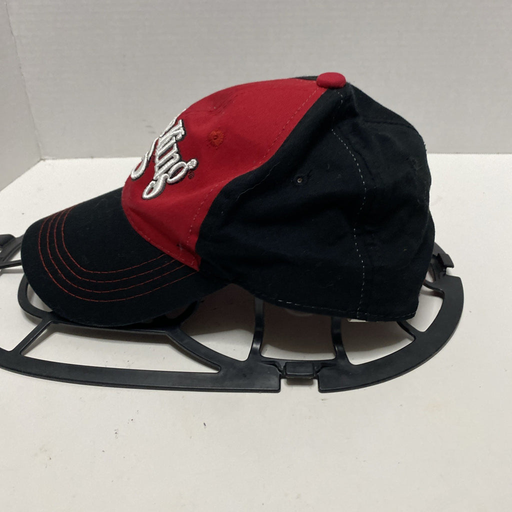 Strike King Black And Red Adjustable Baseball Hat Cap Fishing Bait Lure