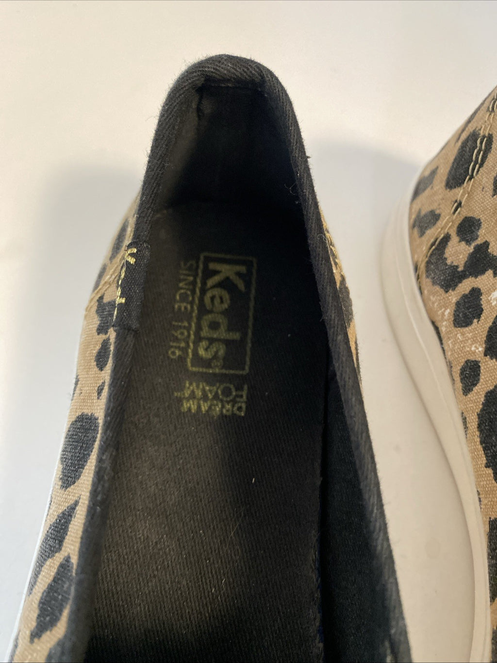 Keds women’s slip on Tennis Shoes - Leopard Pattern
