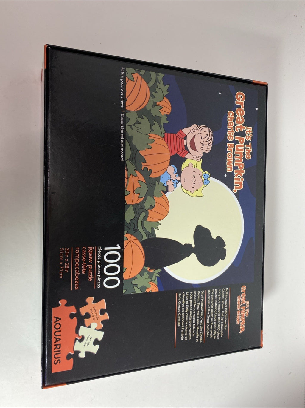 Aquarius 1000pc It's the Great Pumpkin, Charlie Brown 2022 jigsaw puzzle