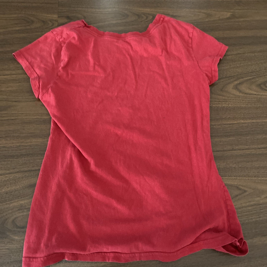 The Wonderful World of Disney Red T Shirt Mickey Mouse Short Sleeve Small 11/13