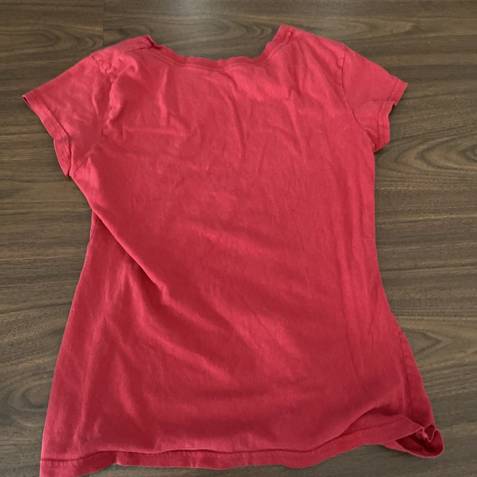 The Wonderful World of Disney Red T Shirt Mickey Mouse Short Sleeve Small 11/13