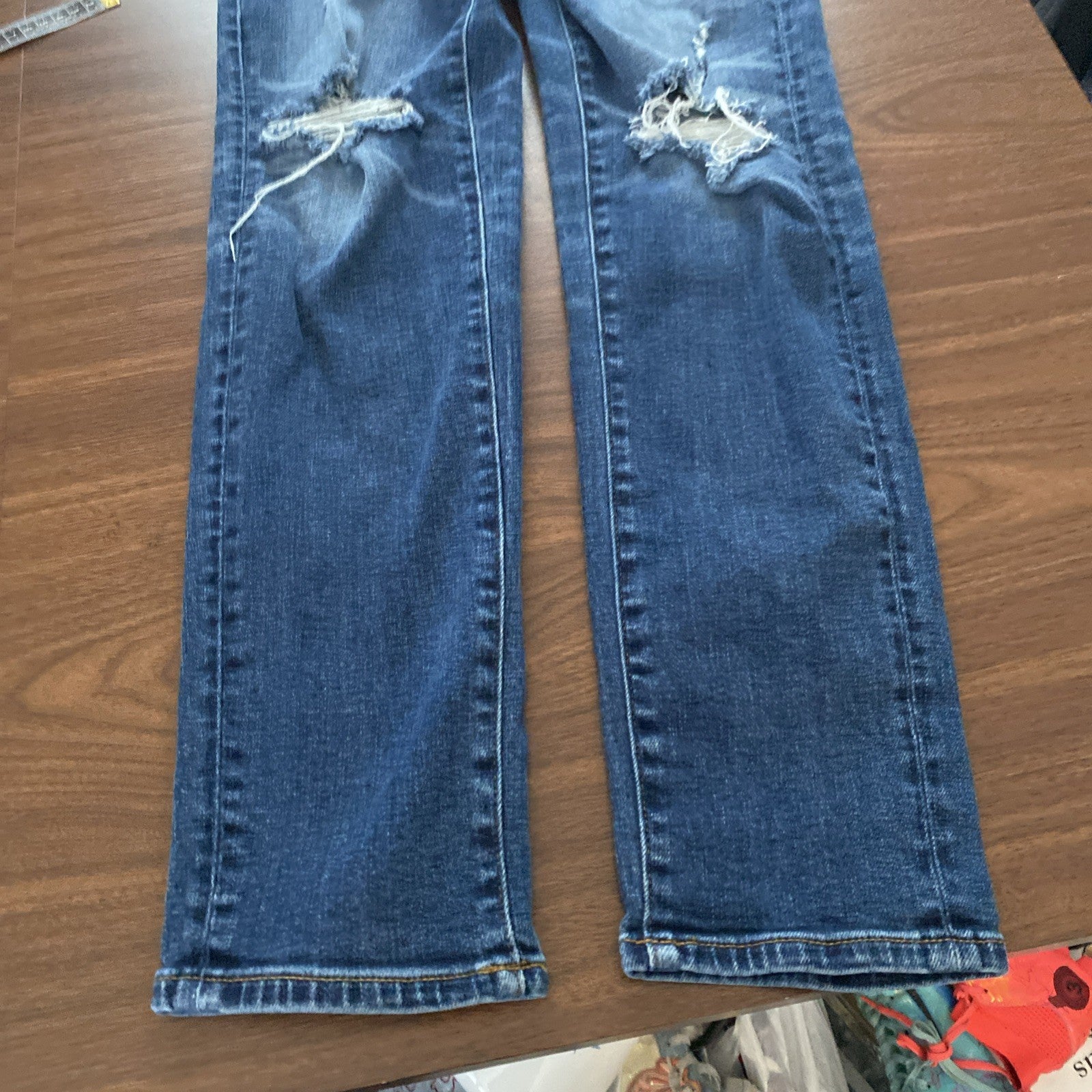 American Eagle next level flex 28X 30 women’s jeans Distressed