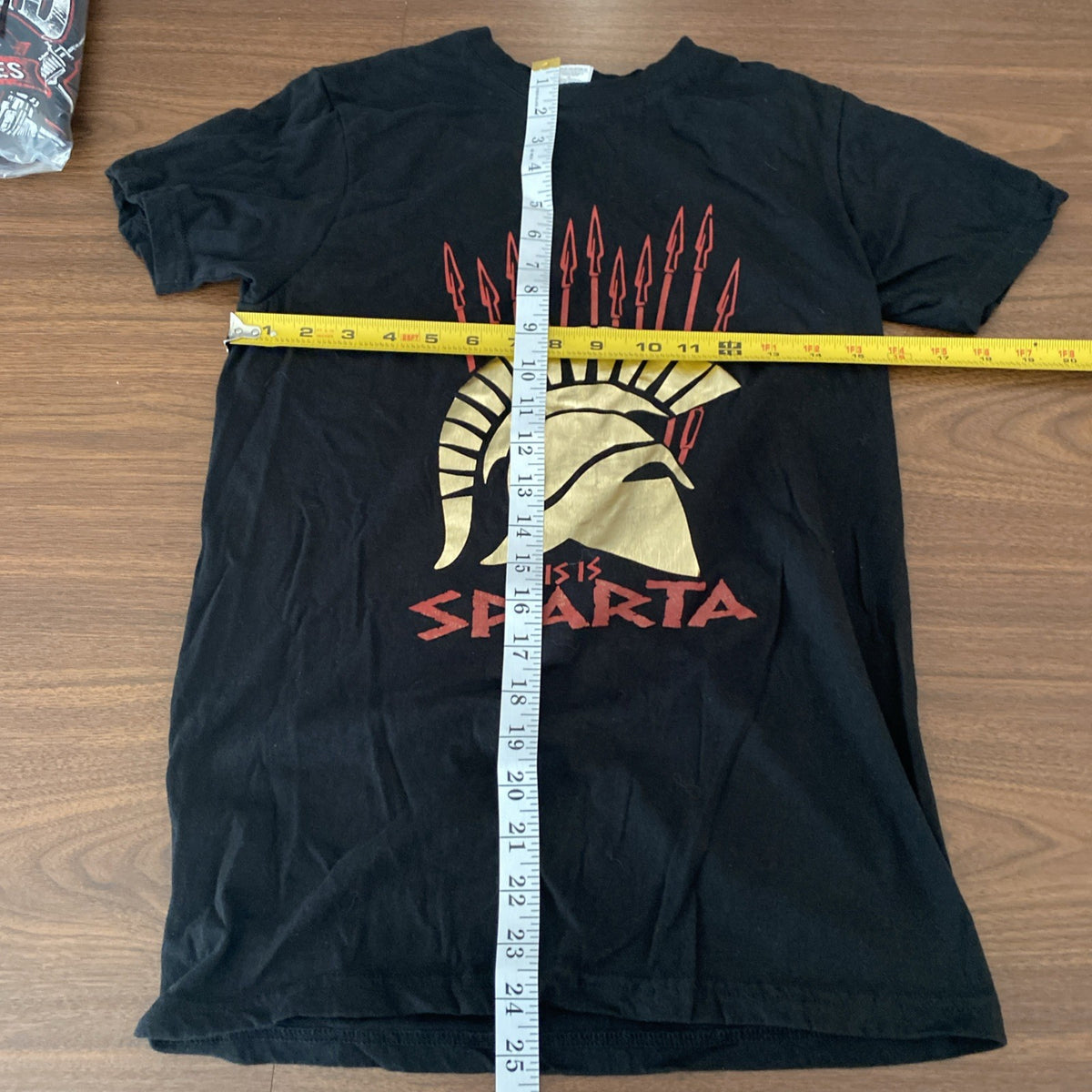 Vintage St. Tousmanof This Is Sparta Greek Roman Empire Black T Shirt Men’s XS