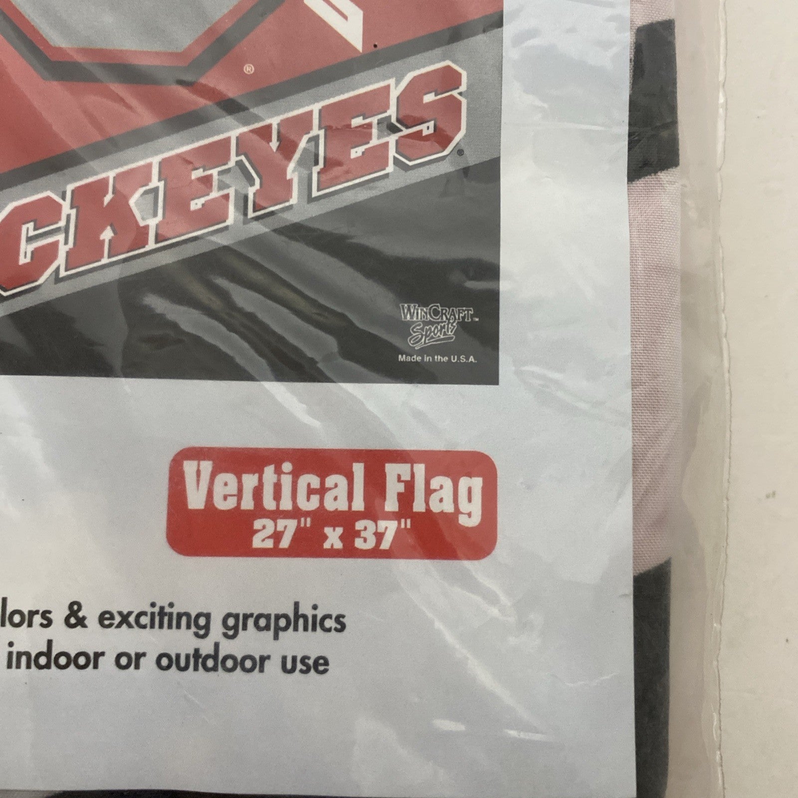 Ohio State Buckeyes 27in X37in Vertical Flag