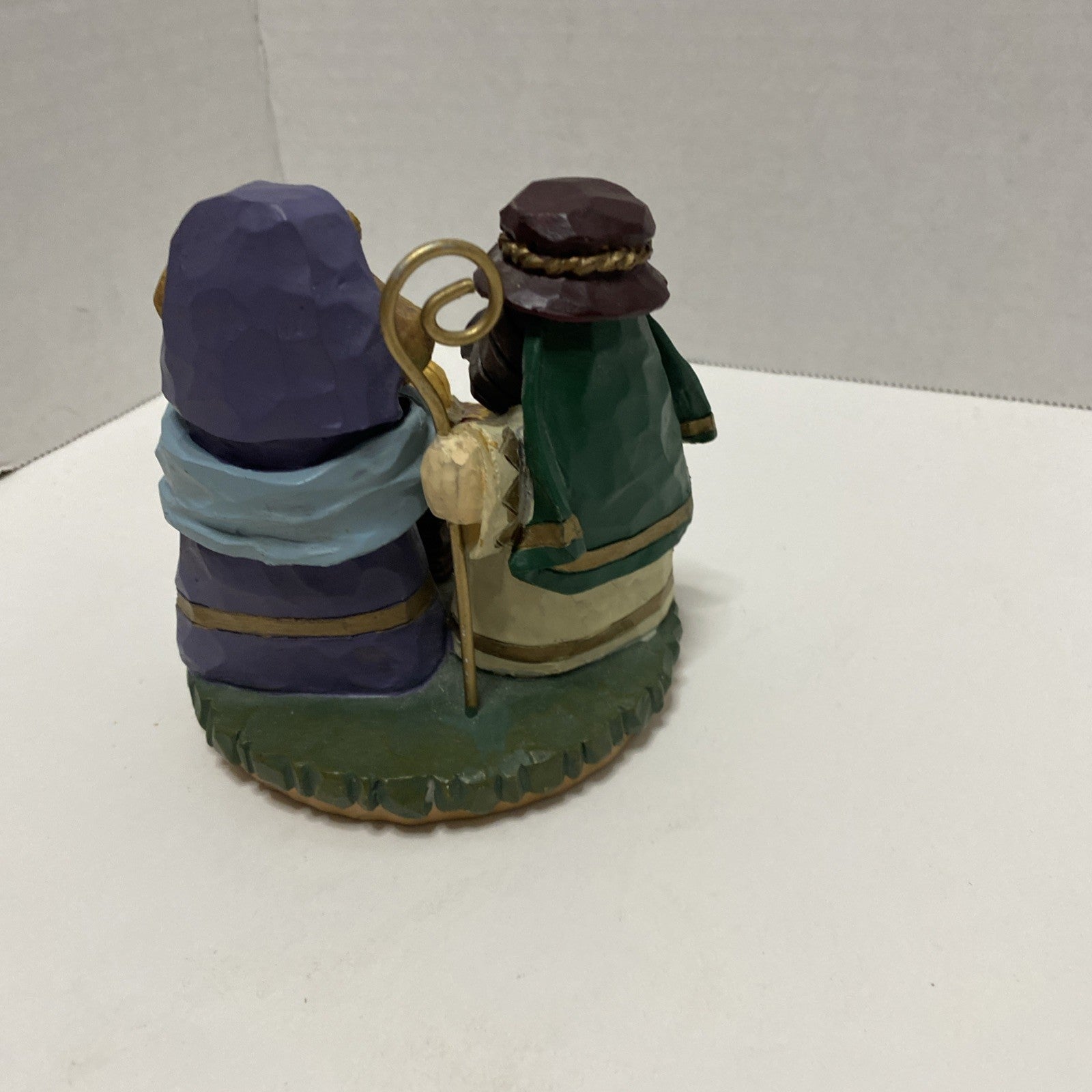 Autom Nativity Holy Family Figurine 4" Resin Jesus Mary Joseph Vintage Stable
