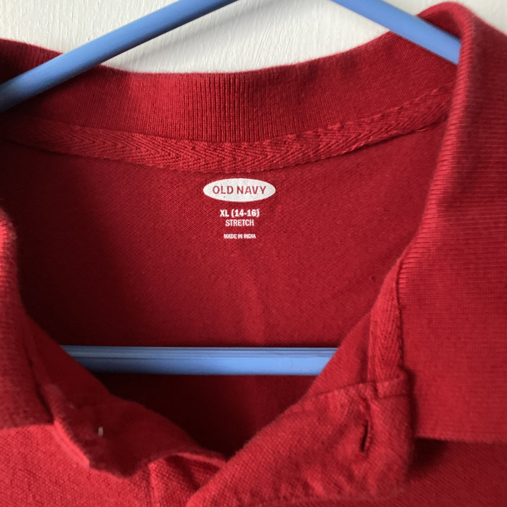 Old Navy Boys Short-Sleeve Polo Shirt XL 14/16