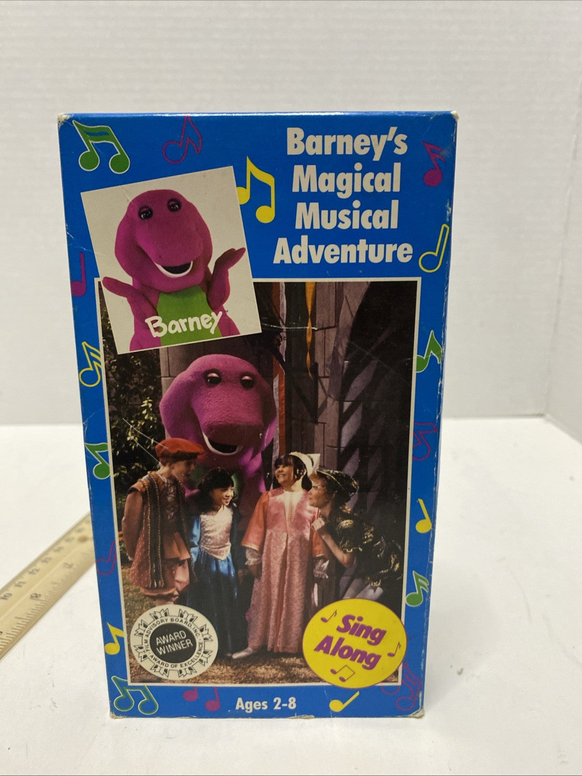 Barney’s Magical Musical Adventure VHS Award Winning Sing Along Ages 2-8