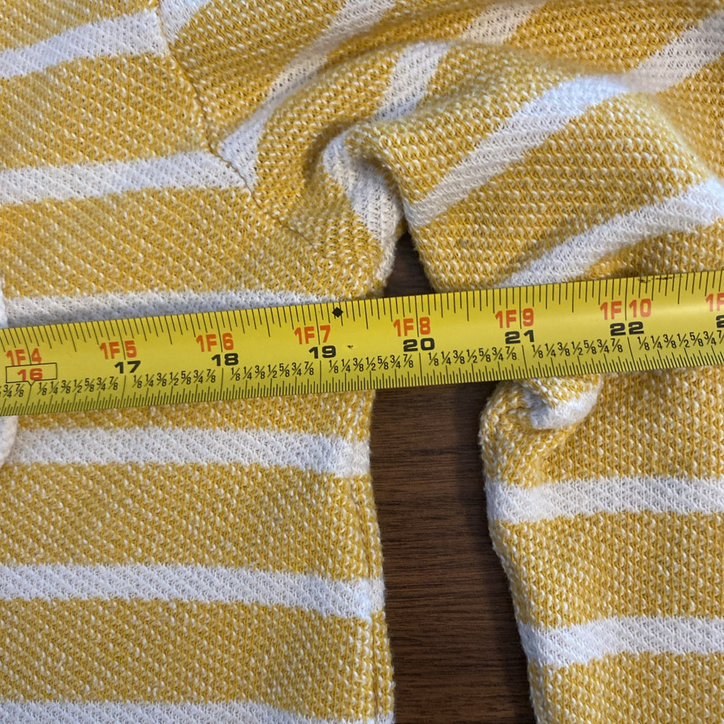 Old Navy women’s size small hoodie yellow striped long sleeve top