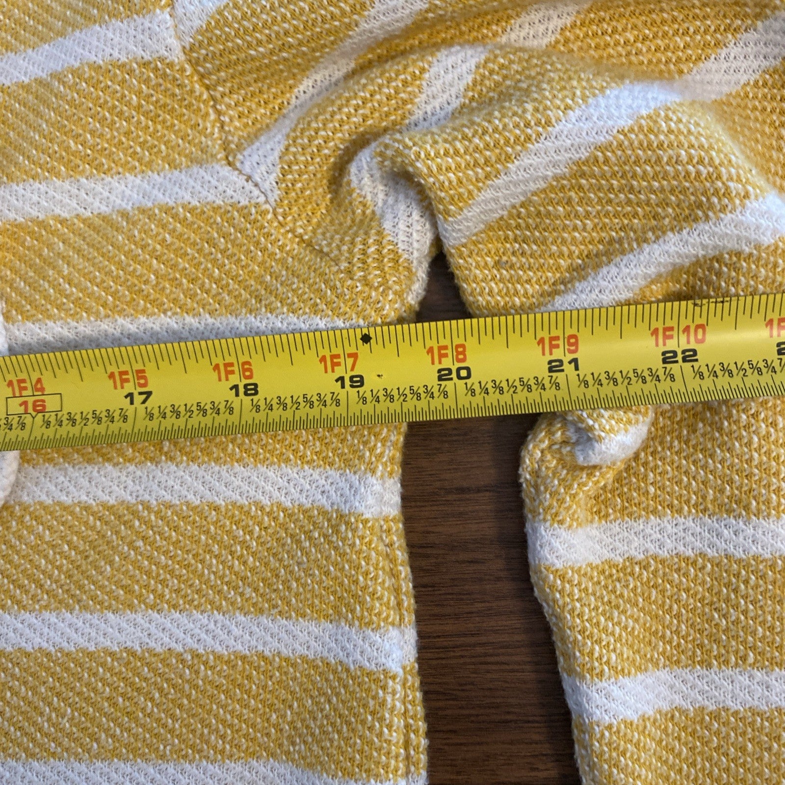 Old Navy women’s size small hoodie yellow striped long sleeve top