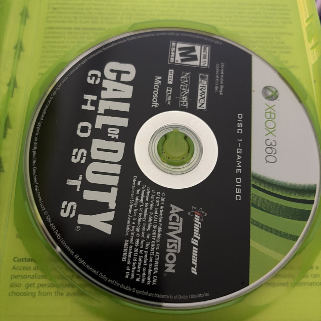 Call of Duty: Ghosts Xbox 360 