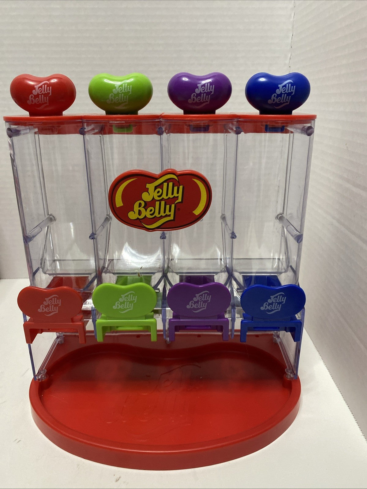 Jelly Belly Candy Dispenser 4 Slot Holder 2018 Display Case