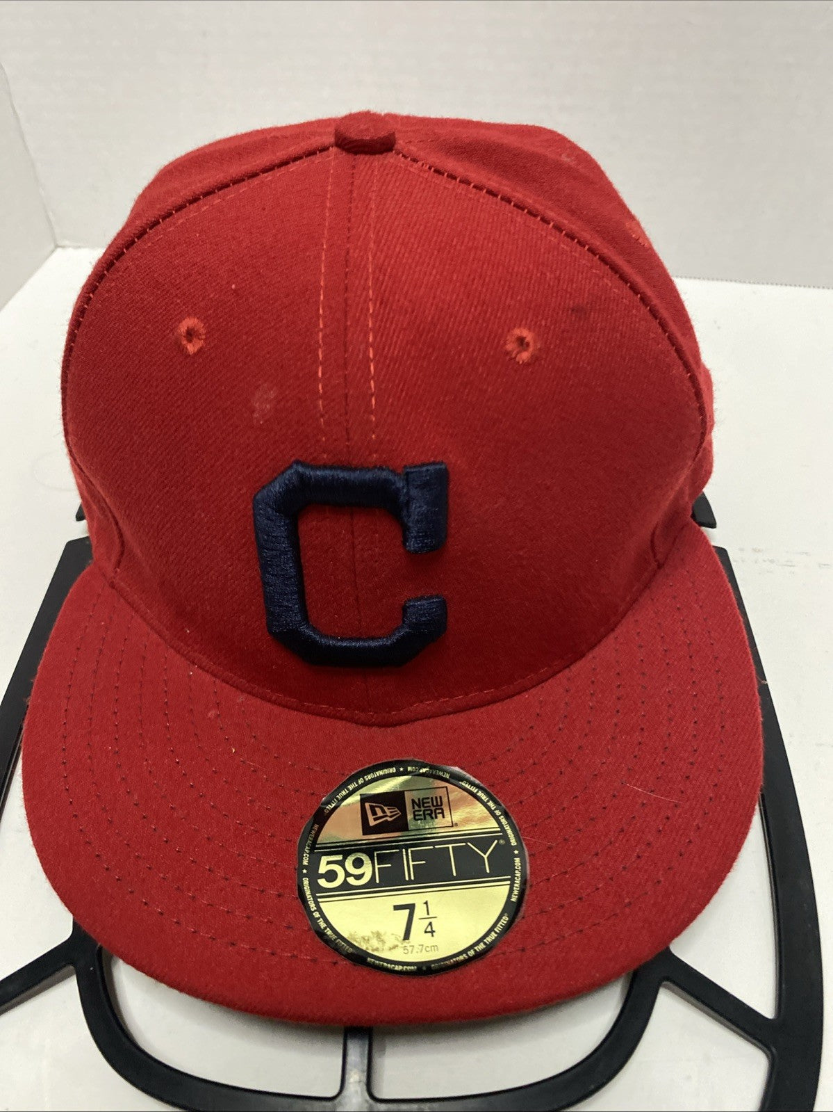 Cleveland Indians 2017 NE On-Field Low Profile ALT Fitted Hat-Red
