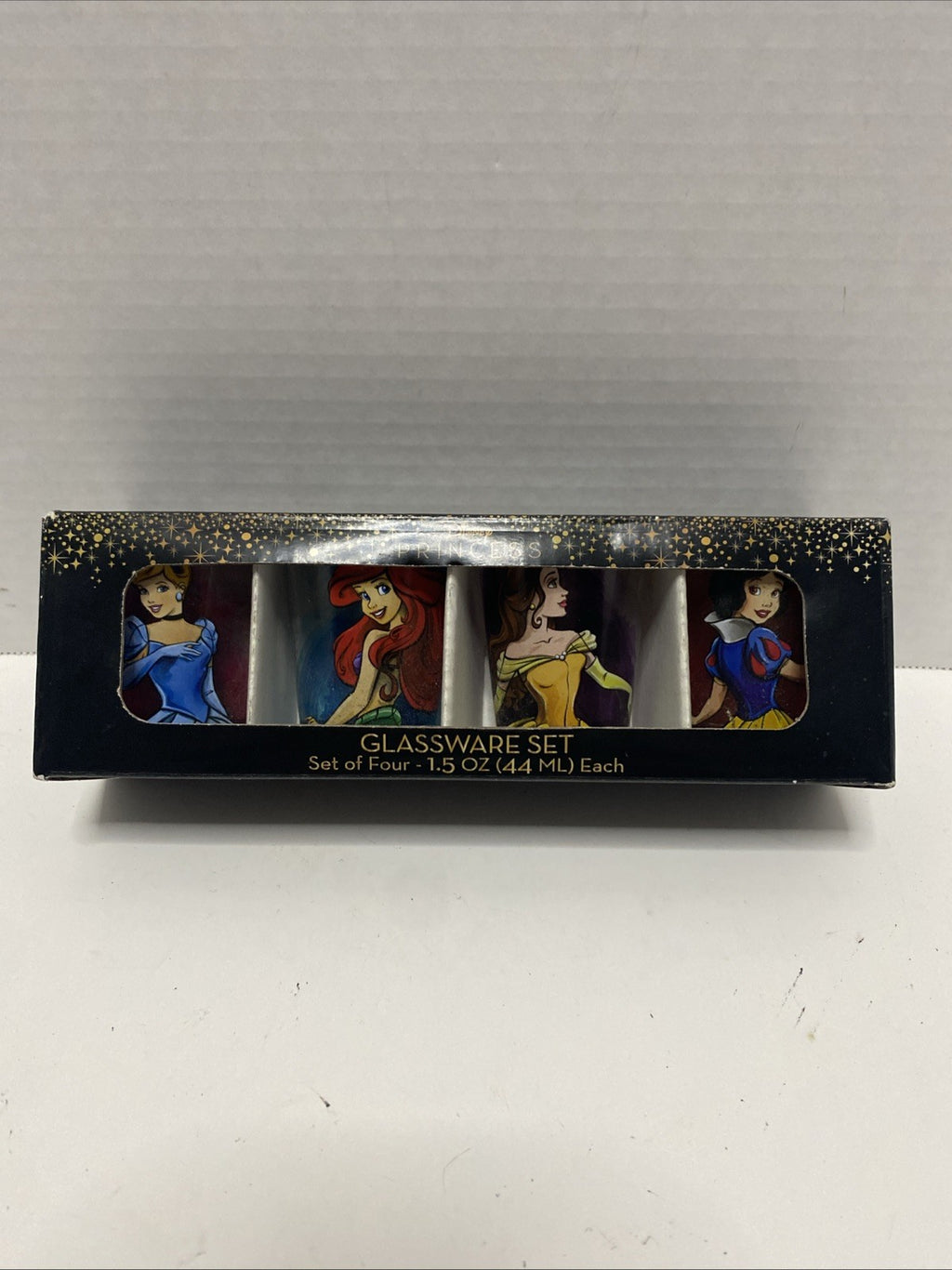 Disney Fashionista Princesses 4 Piece Mini Glass Set