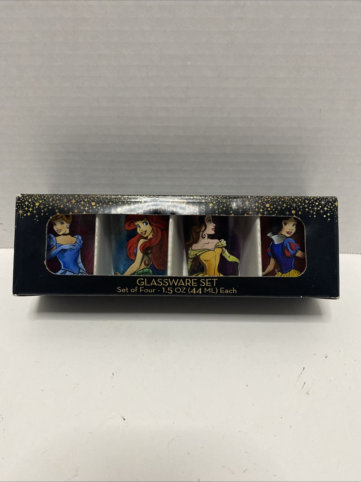 Disney Fashionista Princesses 4 Piece Mini Glass Set