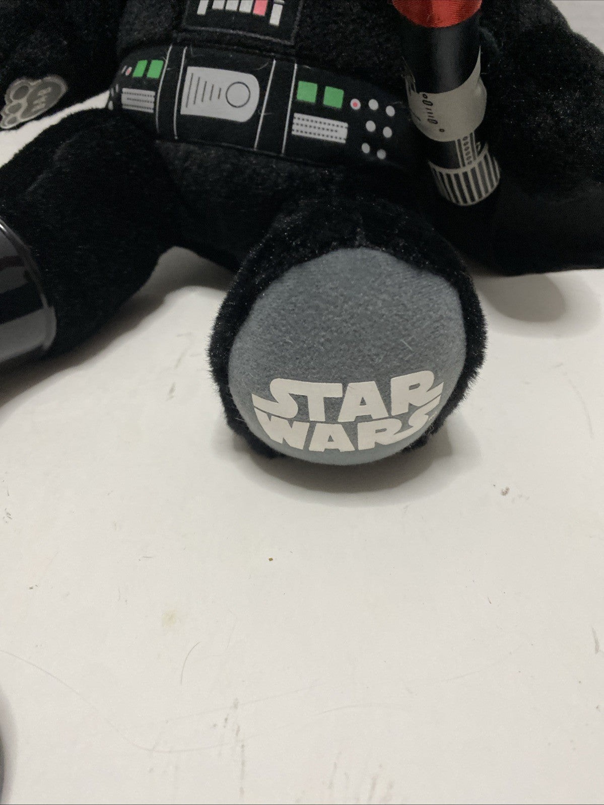 Build A Bear Star Wars Darth Vader Bear Plush no  Sound Cape 18 Inch BAB 2015
