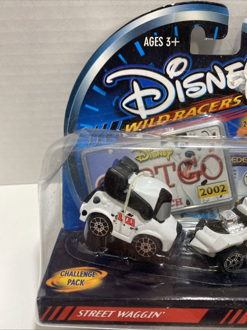 DISNEY Toys 102 Dalmatians Wild Racers VILLAIN Cruella & HERO Patch 2002 Store R