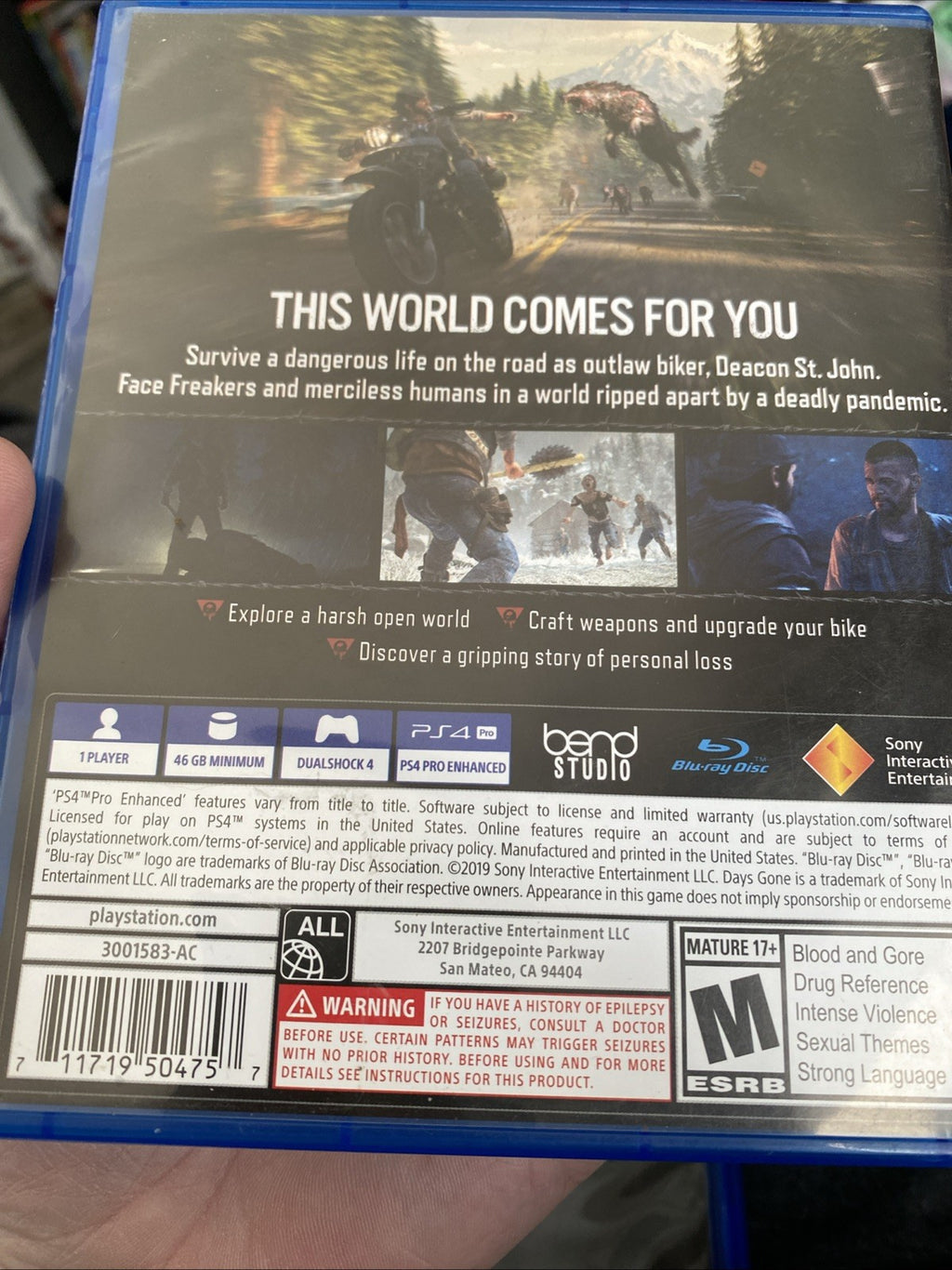 Days Gone - Sony PlayStation 4
