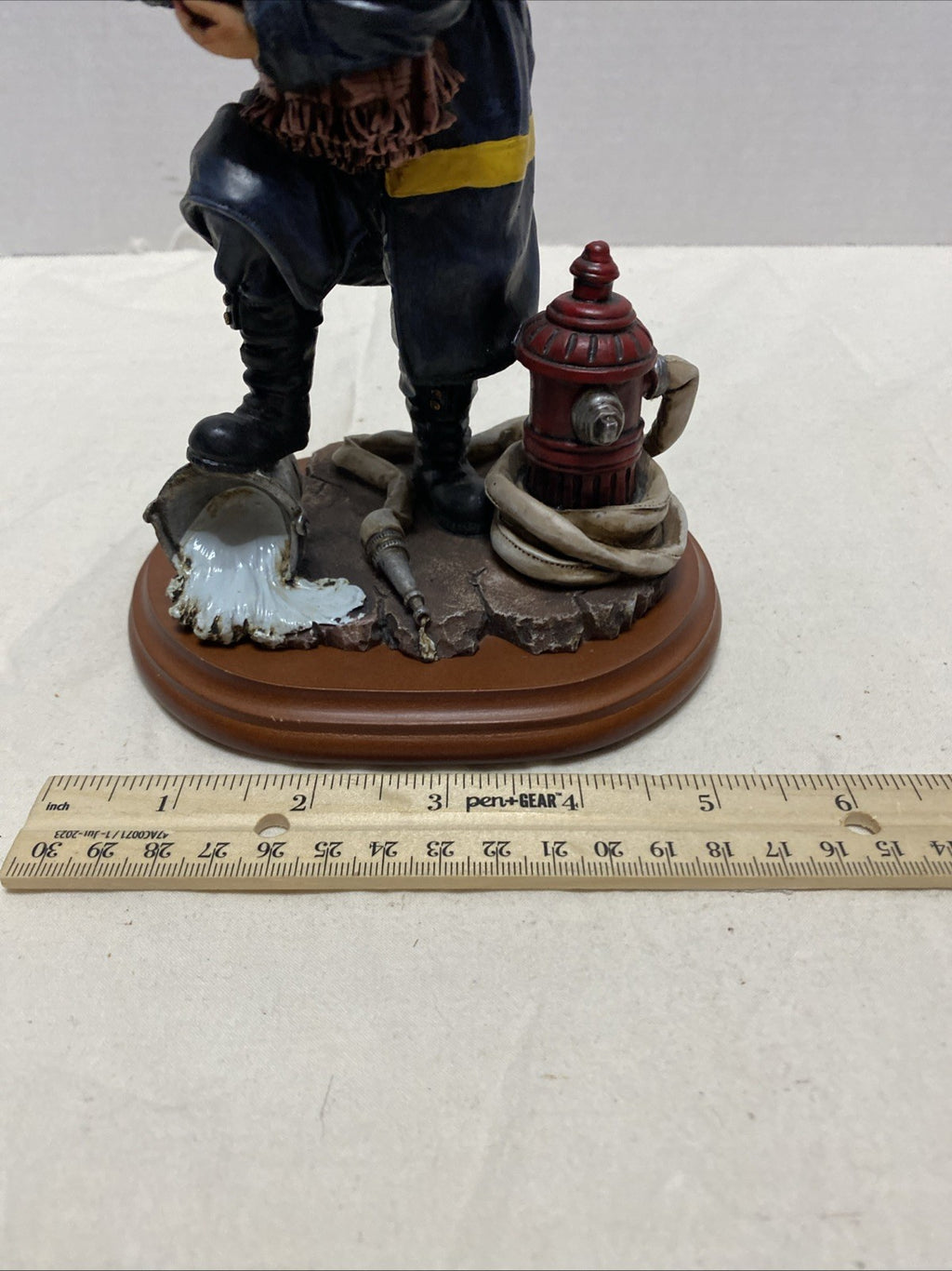 Firefighter Vanmark Hero Red Hats of Courage Figurine 1997 Fireman  No Box