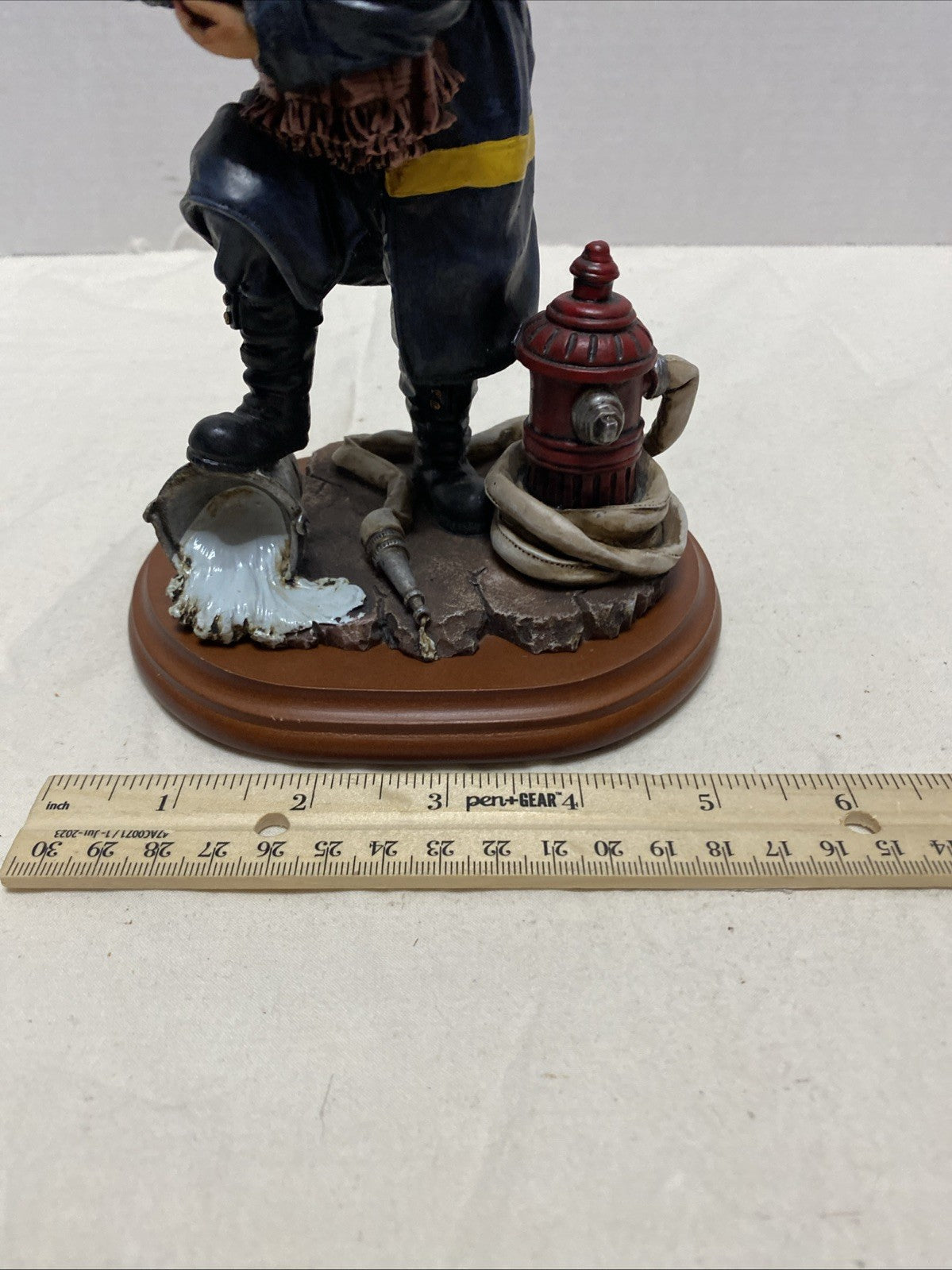 Firefighter Vanmark Hero Red Hats of Courage Figurine 1997 Fireman  No Box