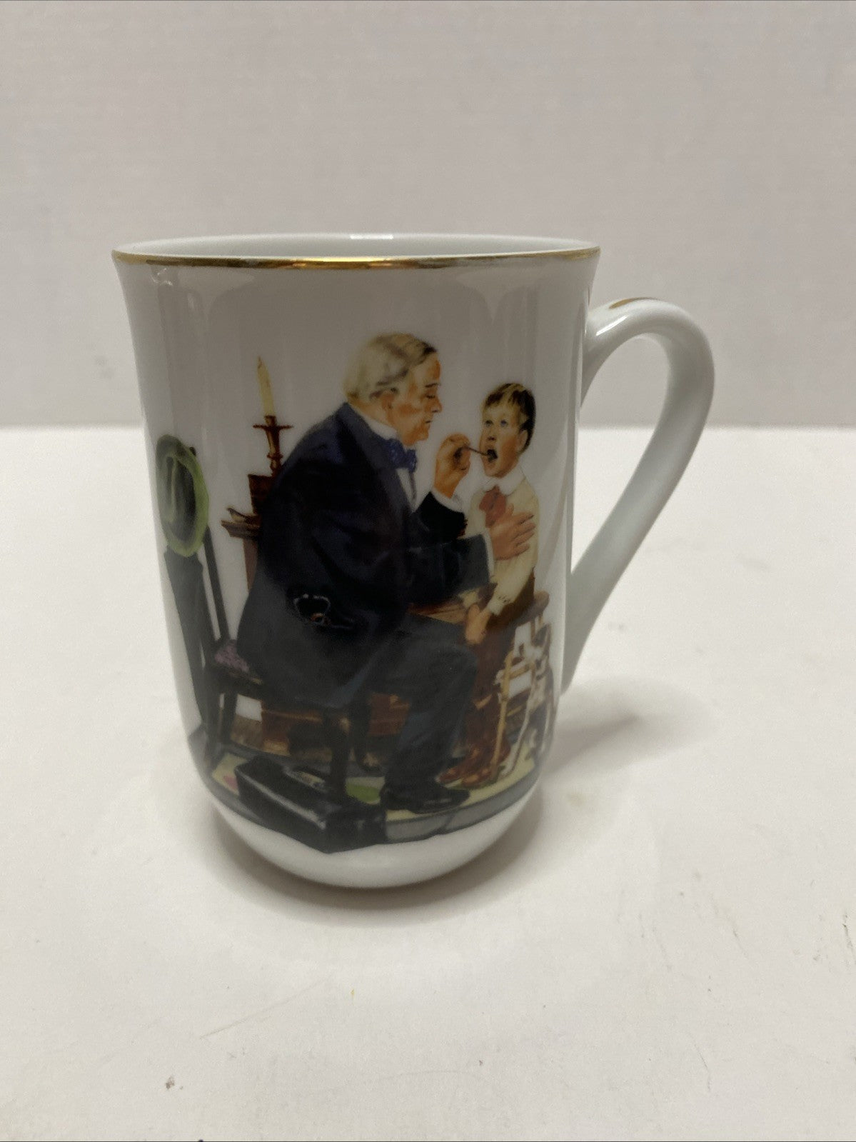 Norman Rockwell Collectible Coffee Mug "The Country Doctor" 1986