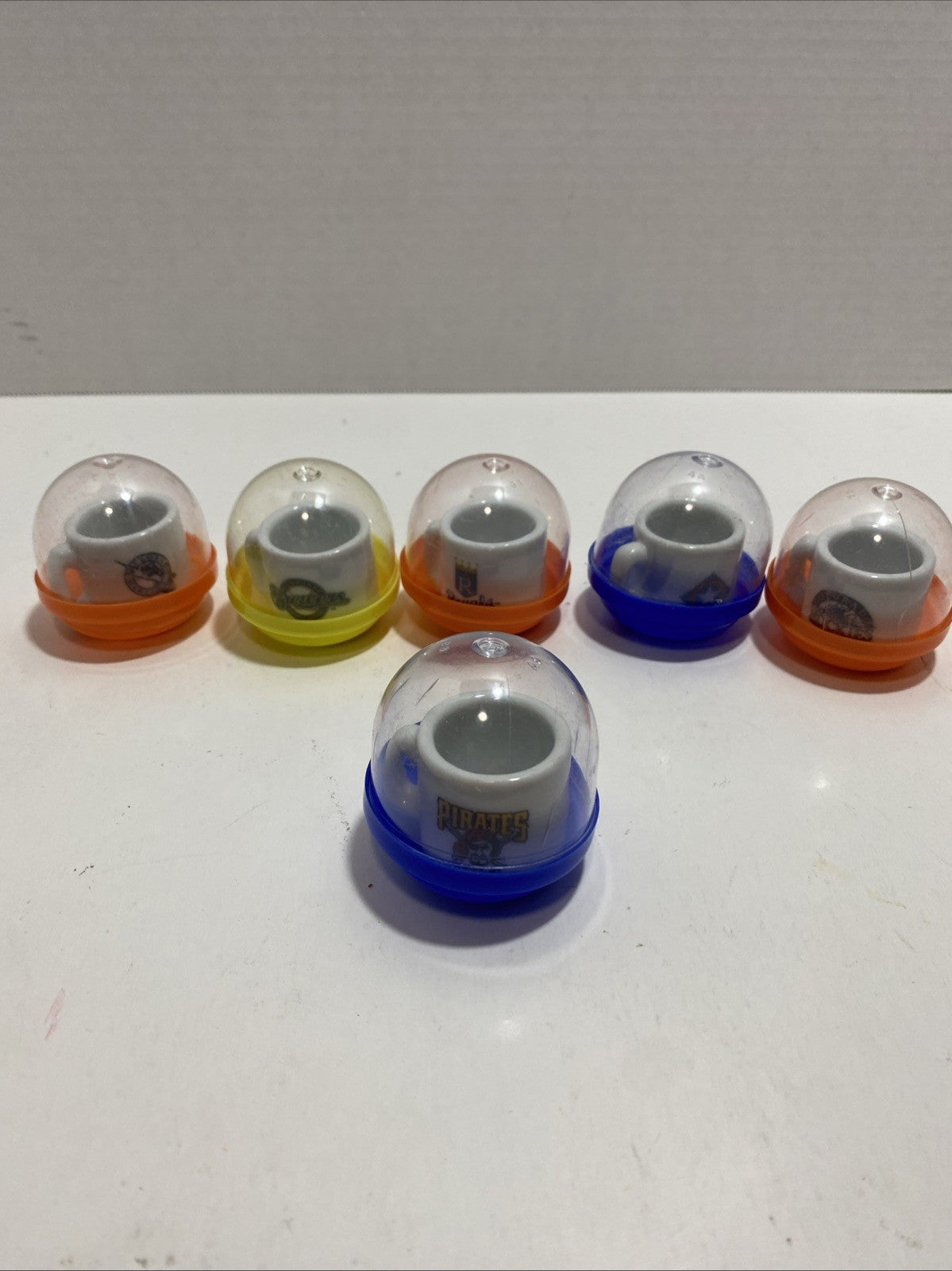 MLB Mini Cups / Mugs Vending Machine Vintage Lot of 6 See Pics