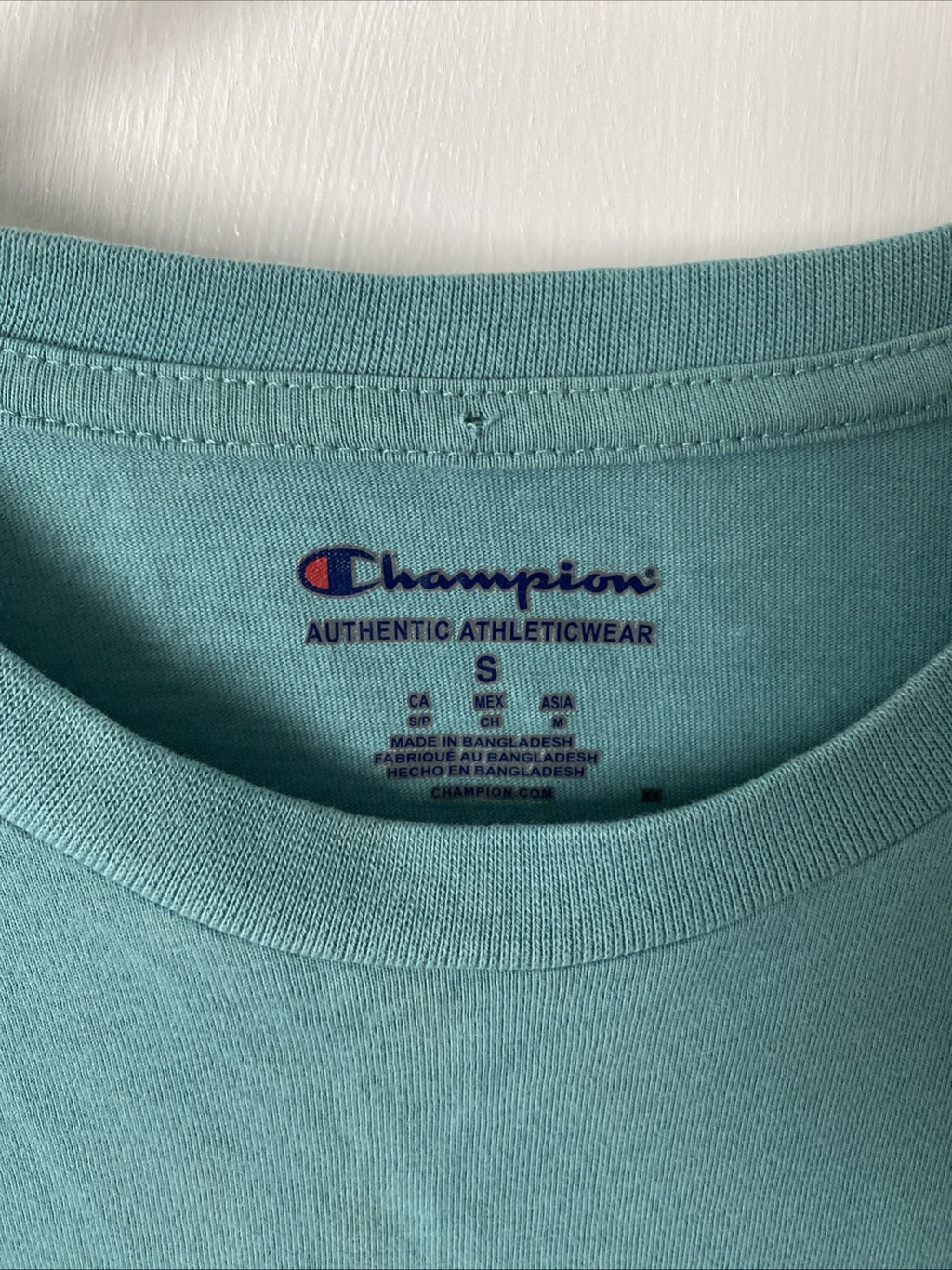 Women’s L Champion OHIO STATE BUCKEYES Teal Tailgate Long Sleeve T-shirt Dog VW