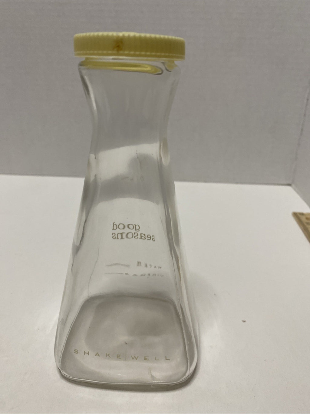 Vintage Good Seasons Glass Salad Dressing Cruet for Mix, Oil & Vinegar 6"