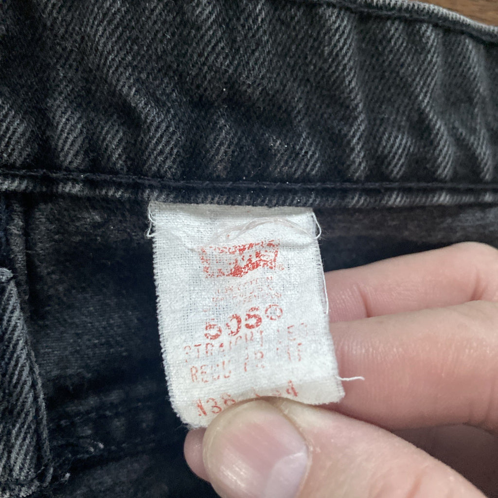 Levi jeans 38X 34 black denim jeans