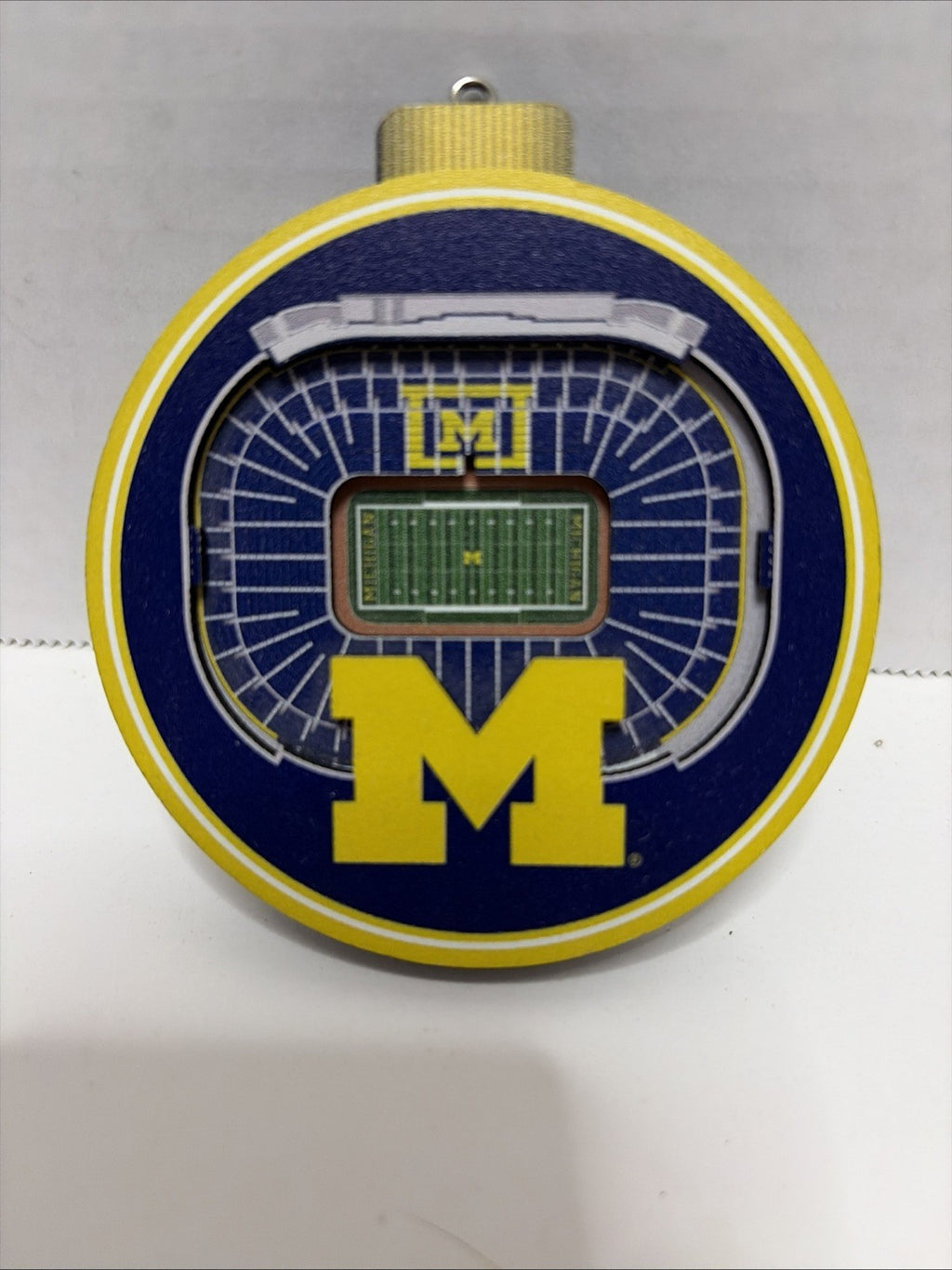 Michigan Wolverines, 3D Stadium Ornament, NCAA Football Stadium Christmas